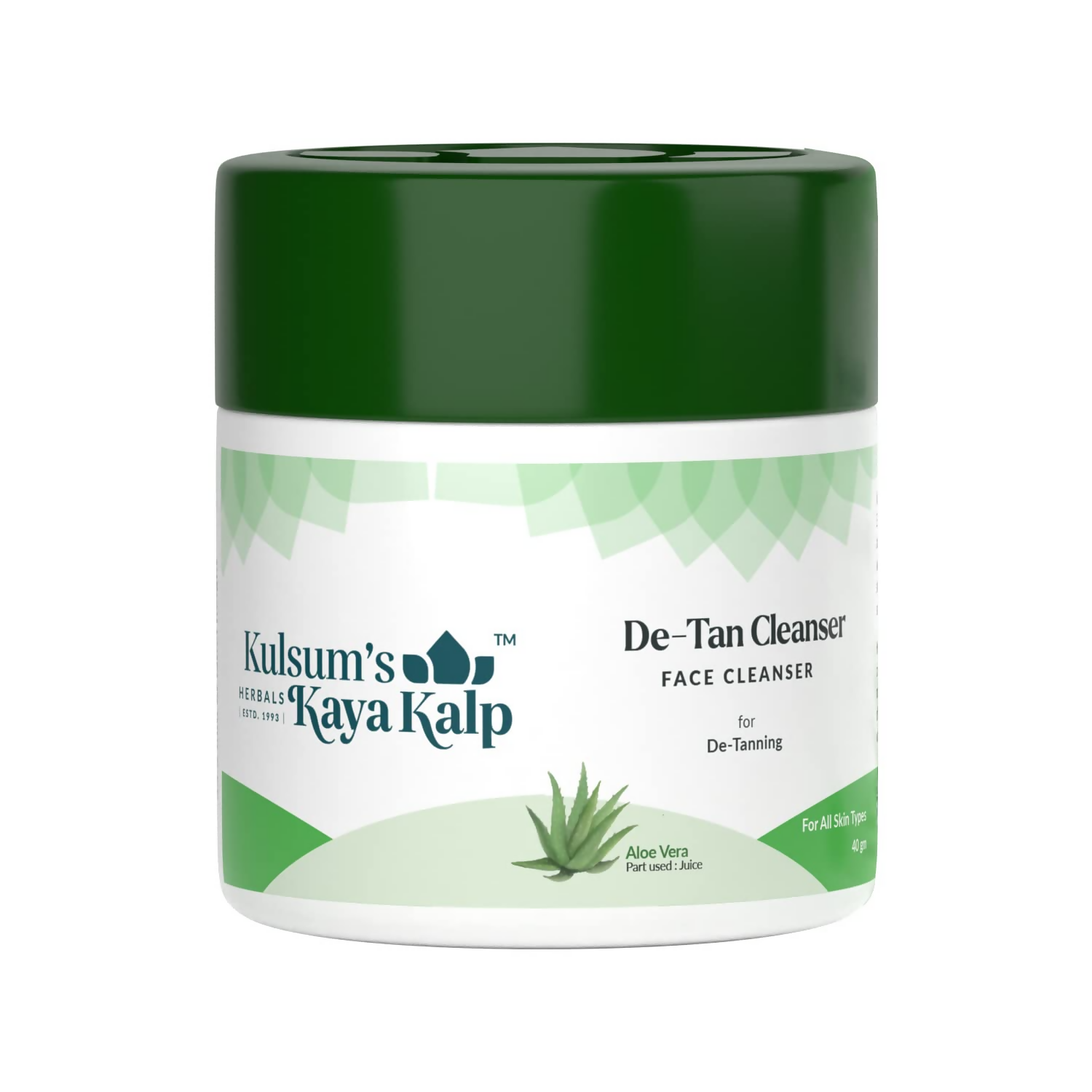 Kulsum's Kaya Kalp De-Tan Cleanser With Aloe Vera & Almond