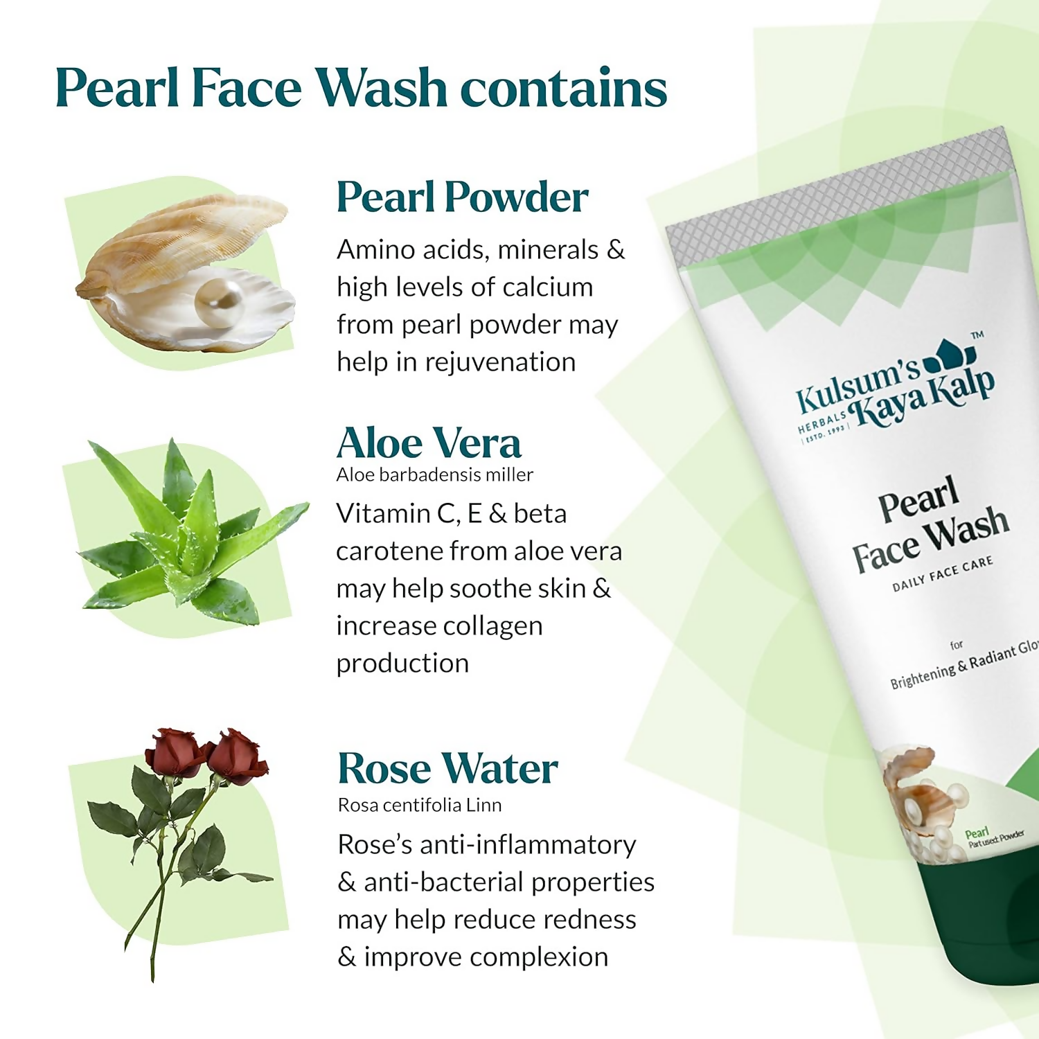Kulsum's Kaya Kalp Pearl Face Wash