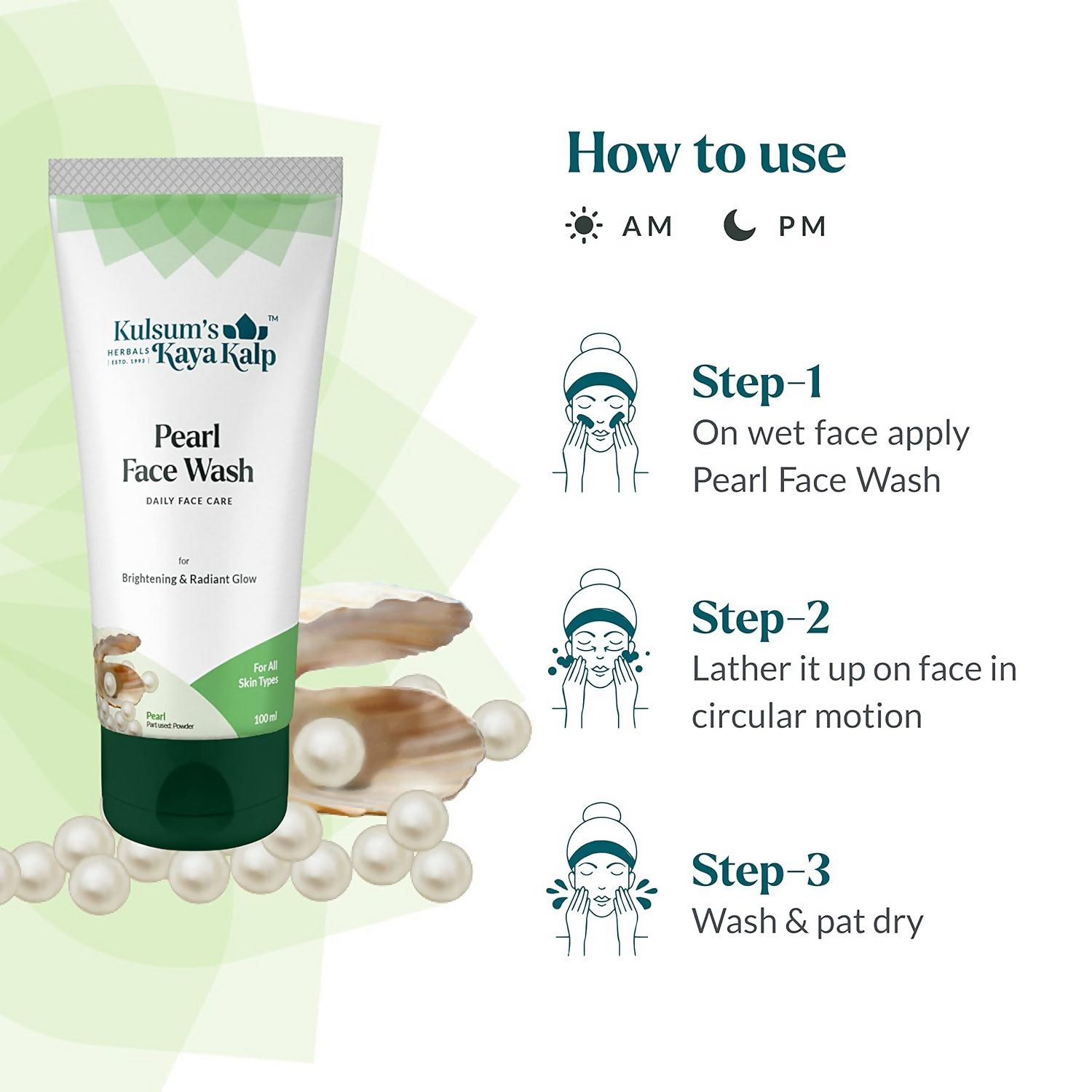 Kulsum's Kaya Kalp Pearl Face Wash