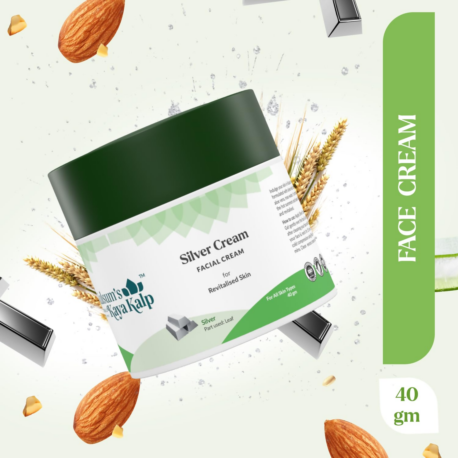 Kulsum's Kaya Kalp Silver Cream For Revitalised Skin