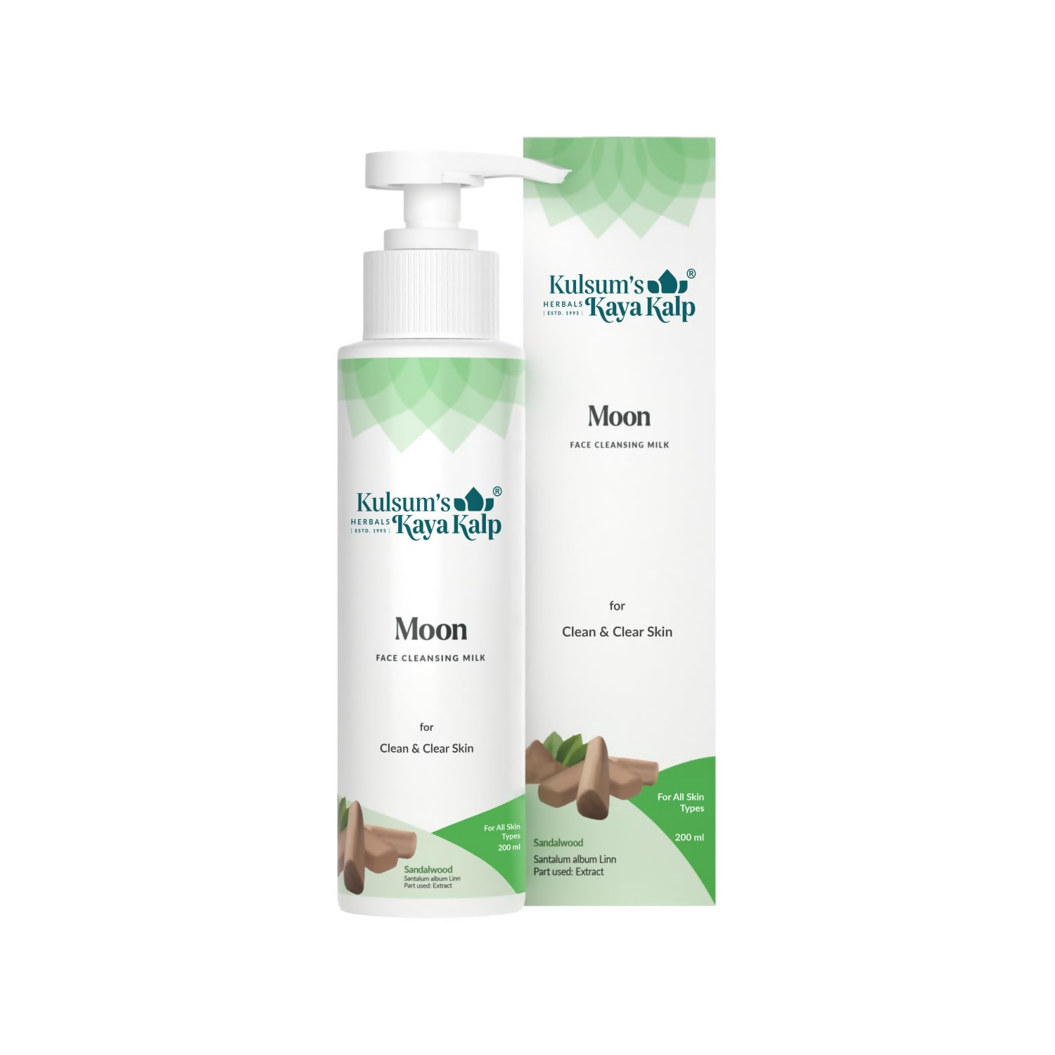 Kulsum's Kaya Kalp Moon Face Cleansing Milk For Clean & Clear Skin