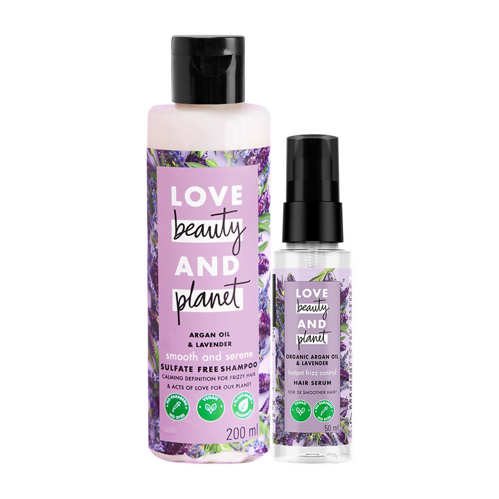 Love Beauty And Planet Argan Shampoo + Serum Combo