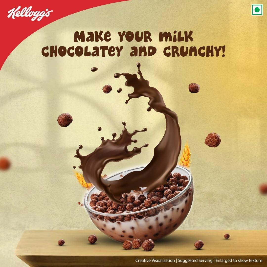 Kellogg's Multigrain Chocos Chotta Ladoo, Breakfast Cereal for Kids