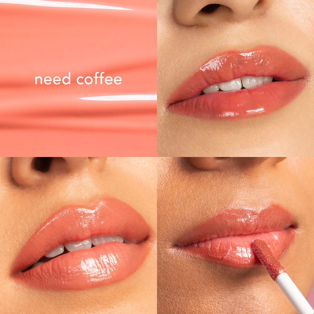 Kay Beauty FullFill Tinted Lip Plumping Gloss - Need Coffee
