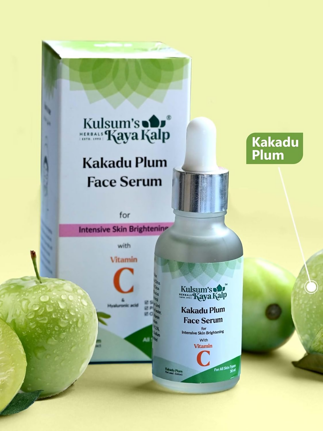 Kulsum's Kaya Kalp Kakadu Plum Face Serum For Intensive Skin Brightening