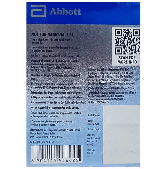 Follihair A Tablets Gluten Free