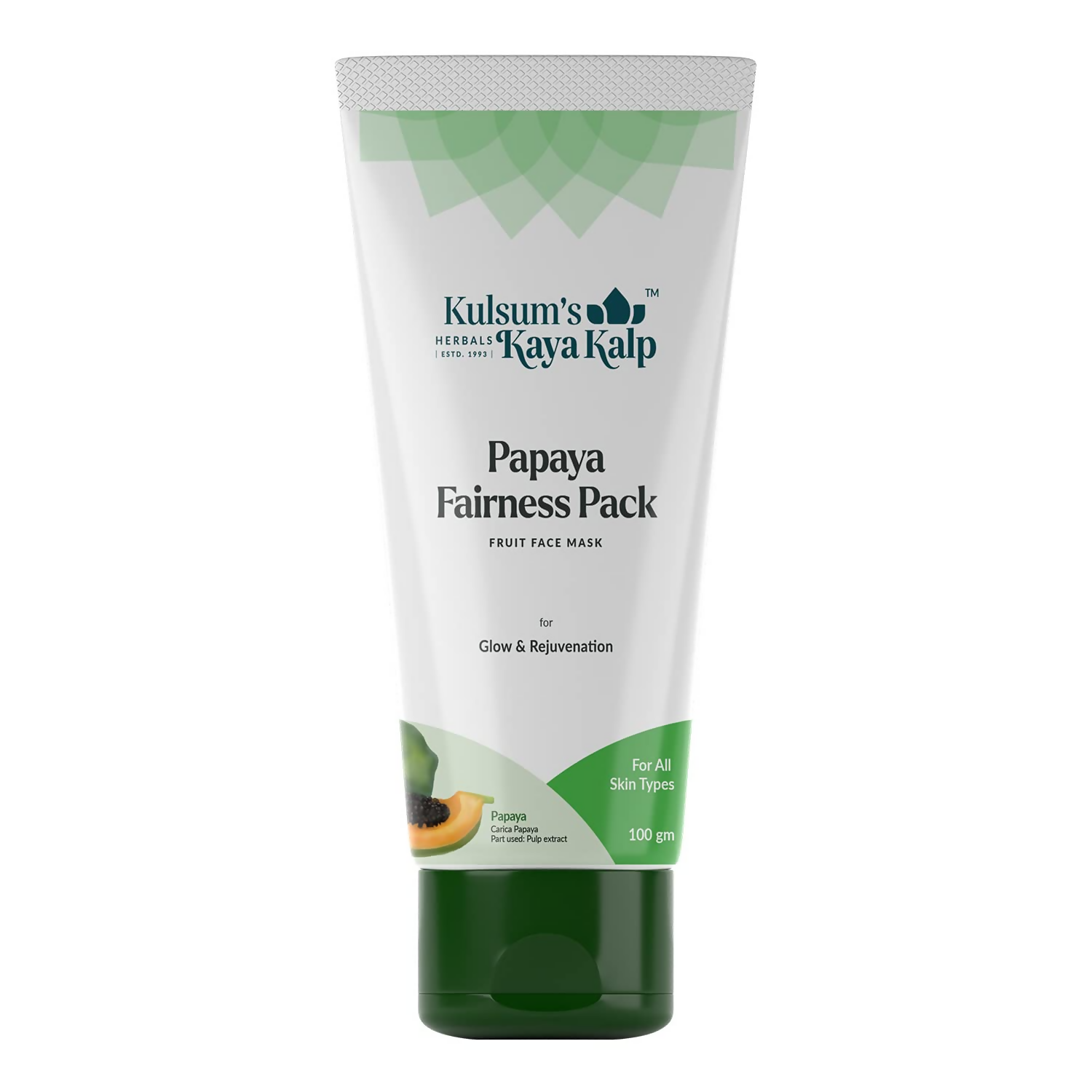 Kulsum's Kaya Kalp Papaya Fairness Pack For Glow & Rejuvenation