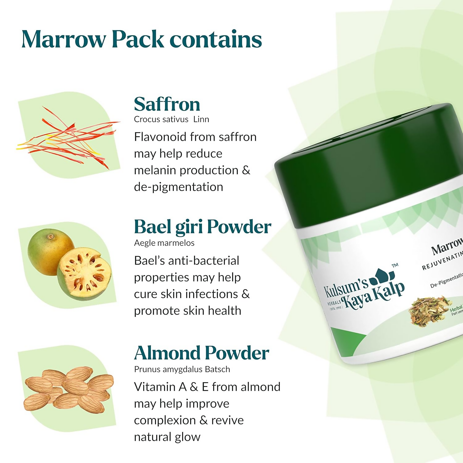 Kulsum's Kaya Kalp Marrow Pack For Pigmentation & Dark Spots