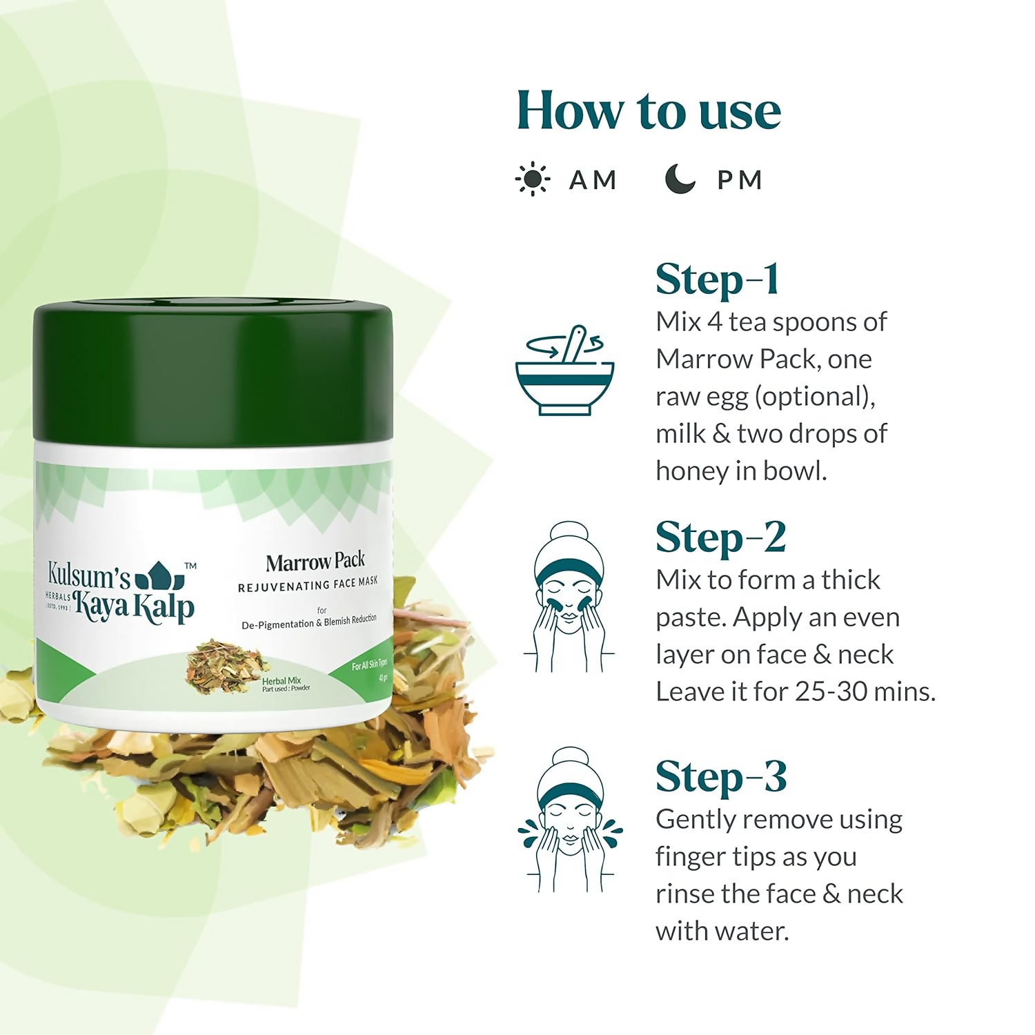 Kulsum's Kaya Kalp Marrow Pack For Pigmentation & Dark Spots