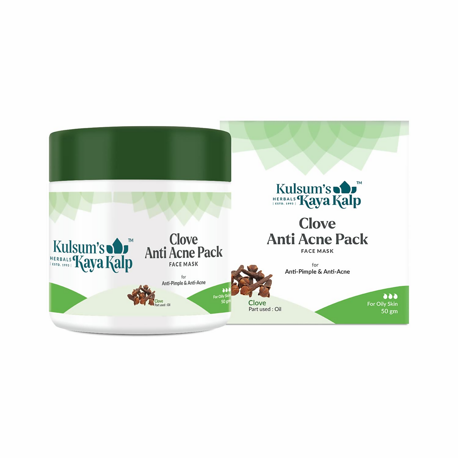 Kulsum's Kaya Kalp Clove Anti Acne Pack For Anti Pimple & Anti Acne