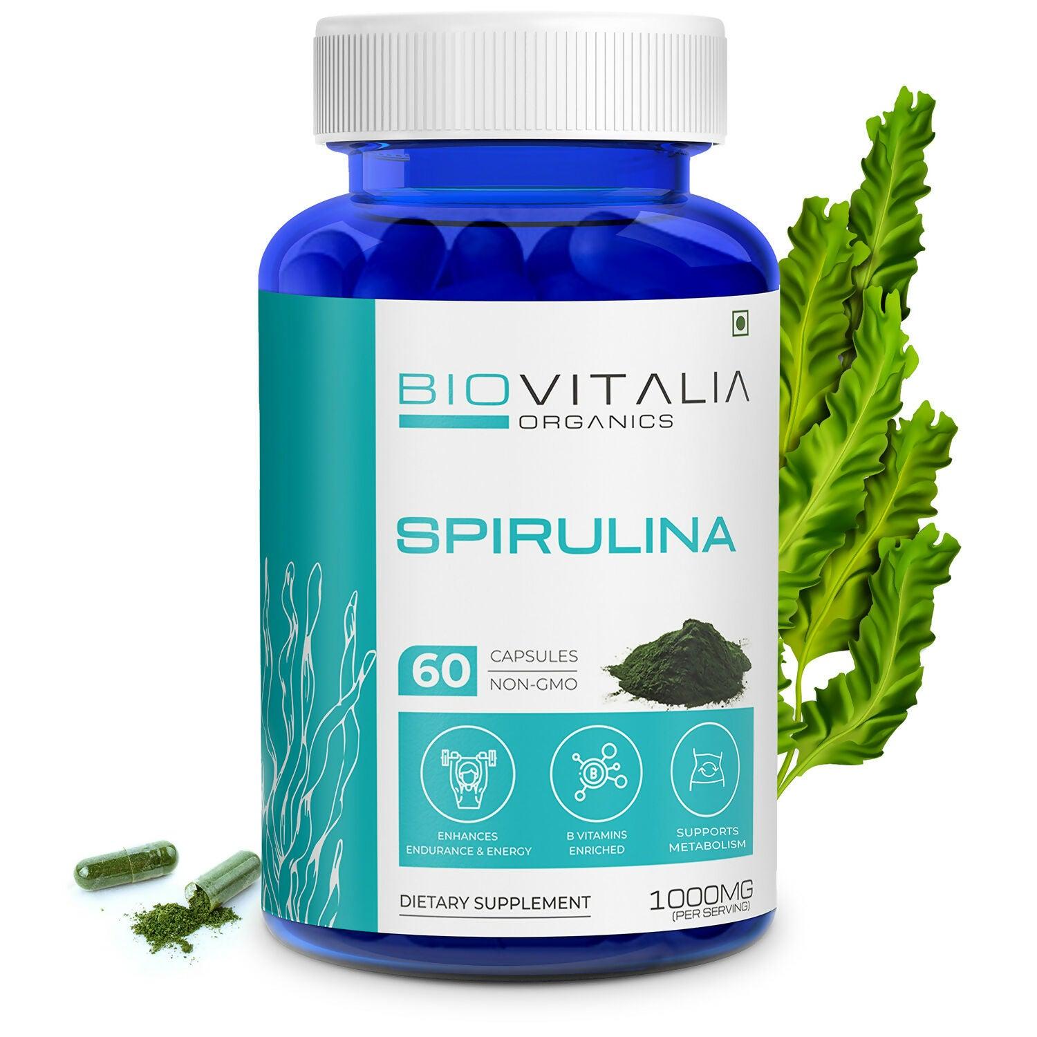 Biovitalia Organics Spirulina Capsule For Weight Management