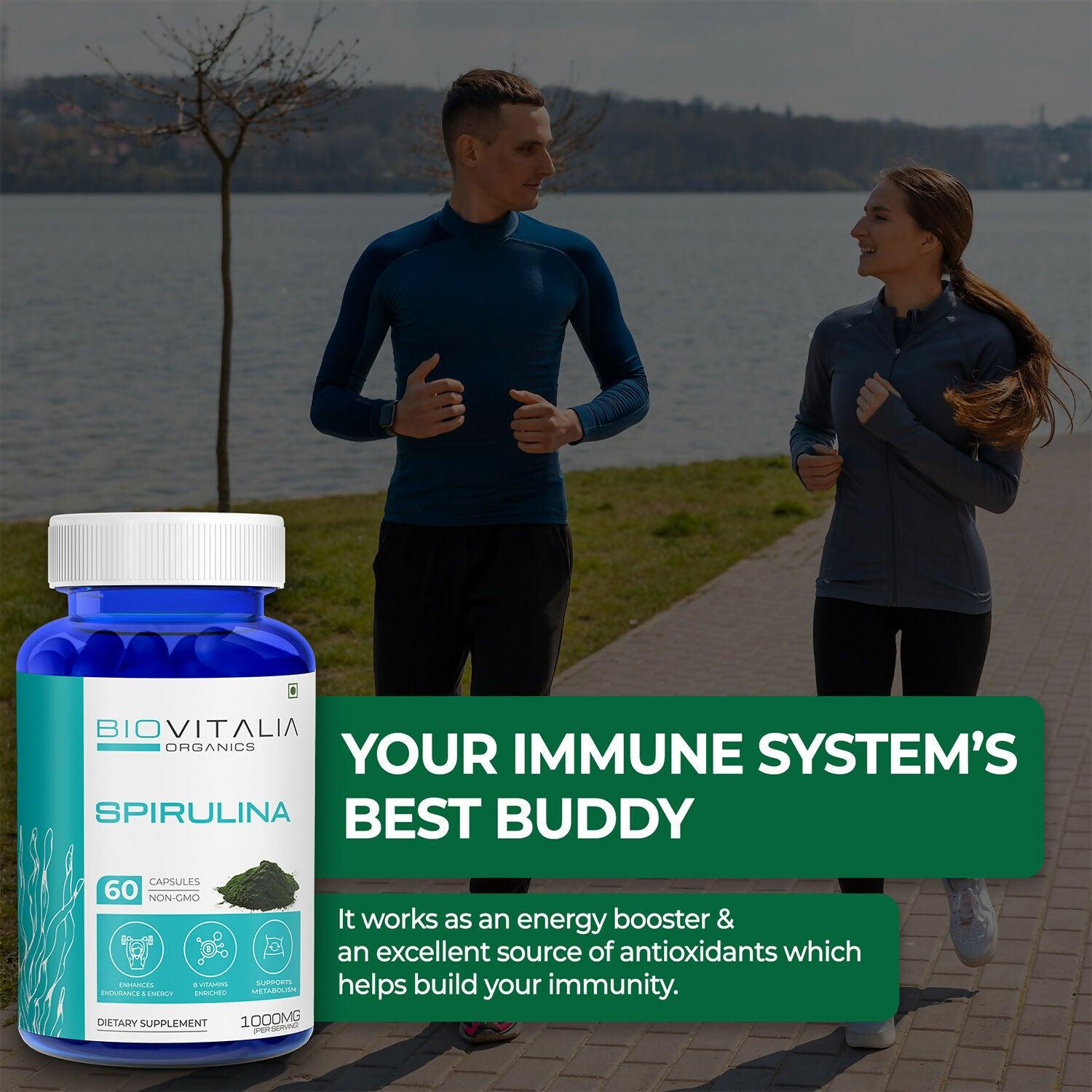 Biovitalia Organics Spirulina Capsule For Weight Management