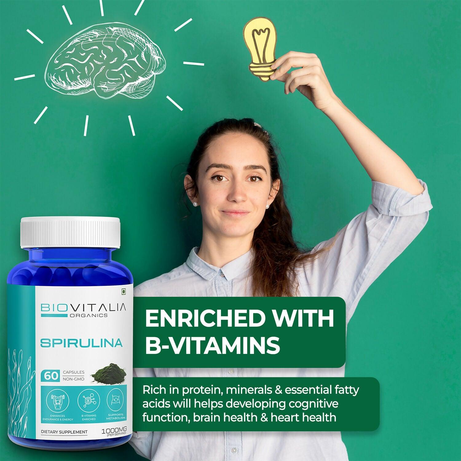 Biovitalia Organics Spirulina Capsule For Weight Management