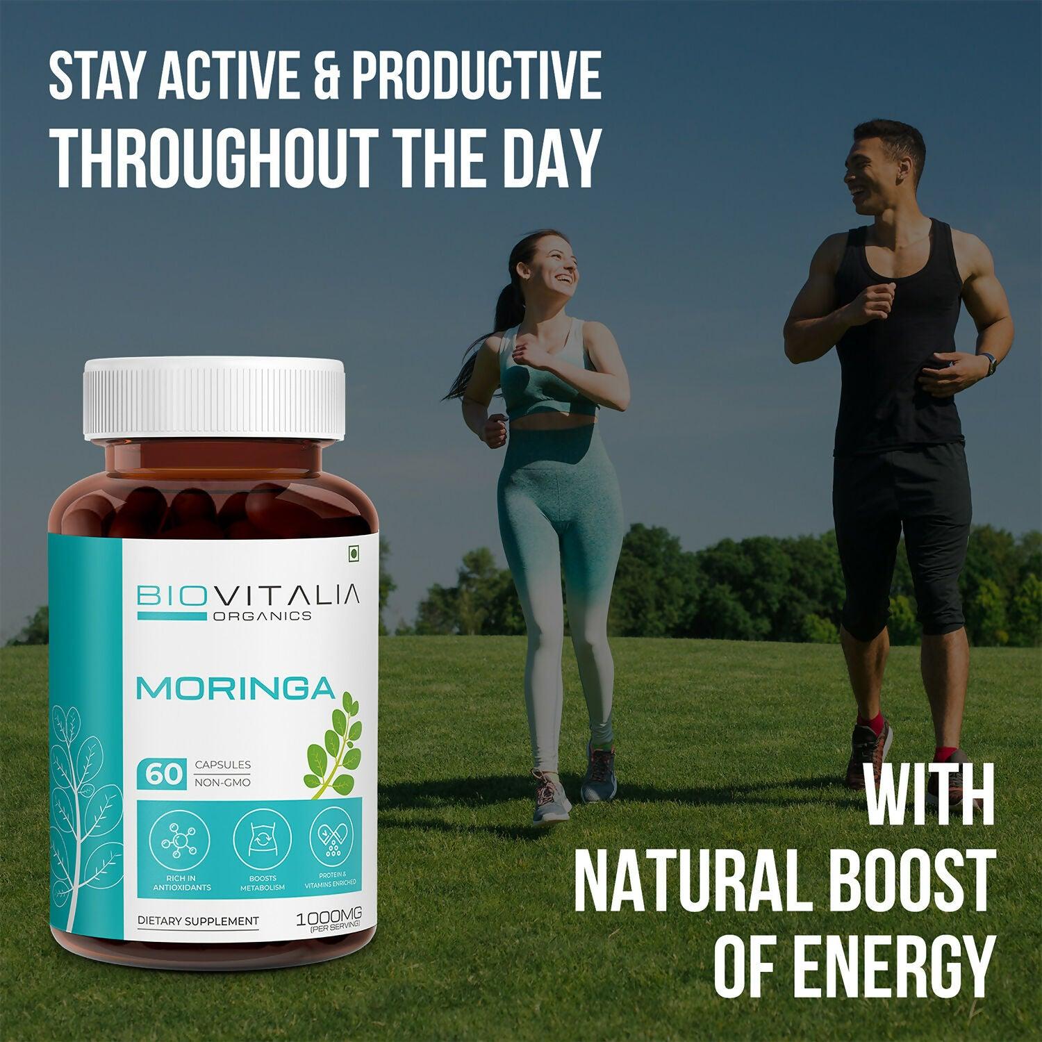 Biovitalia Organics Moringa Capsules For Immunity Booster