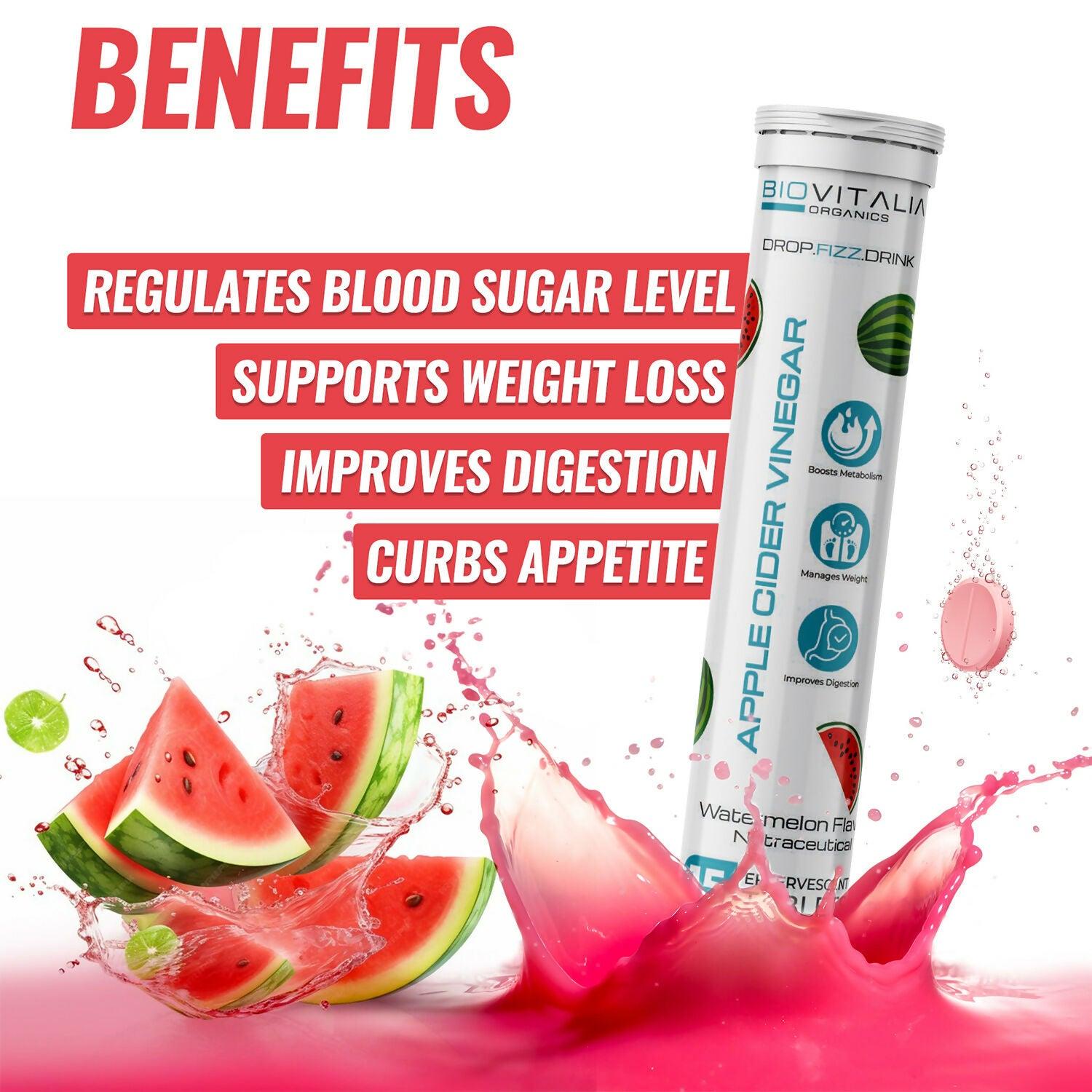 Biovitalia Organics Apple Cider Vinegar Effervescent Tablets