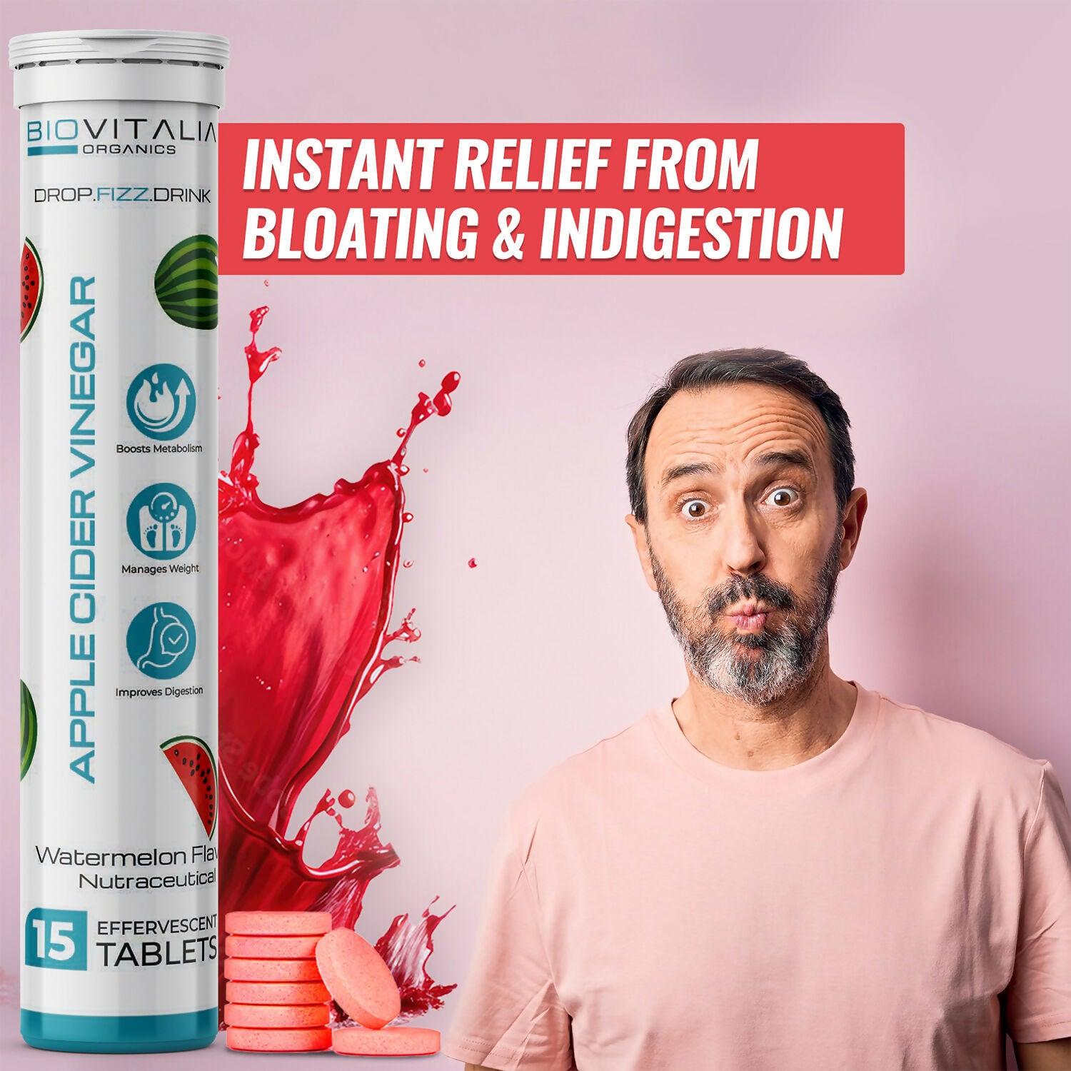 Biovitalia Organics Apple Cider Vinegar Effervescent Tablets