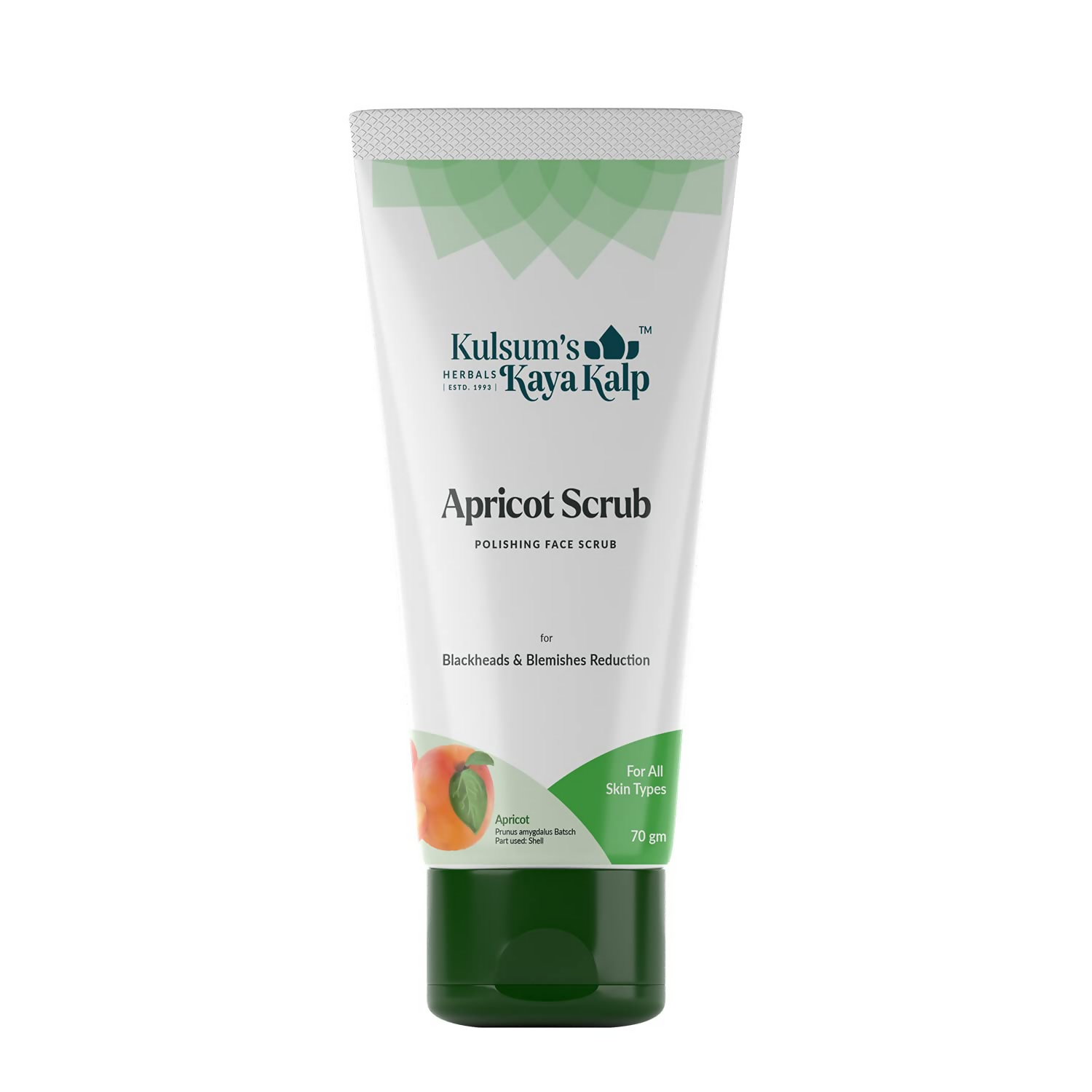 Kulsum's Kaya Kalp Apricot Scrub For Blackheads & Blemishes Reduction