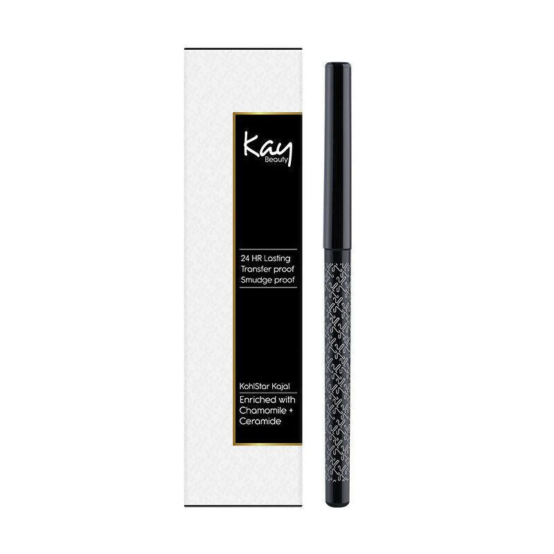Kay Beauty Waterproof 24 Hour Kajal - Spade Black