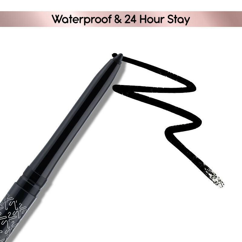 Kay Beauty Waterproof 24 Hour Kajal - Spade Black