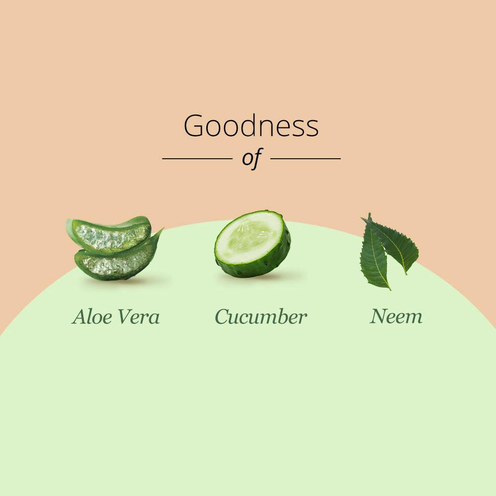 Carmesi Facial Shaving Balm for Women - 2-in-1 (Pre + Post-Shave) - Aloe Vera, Cucumber, Neem