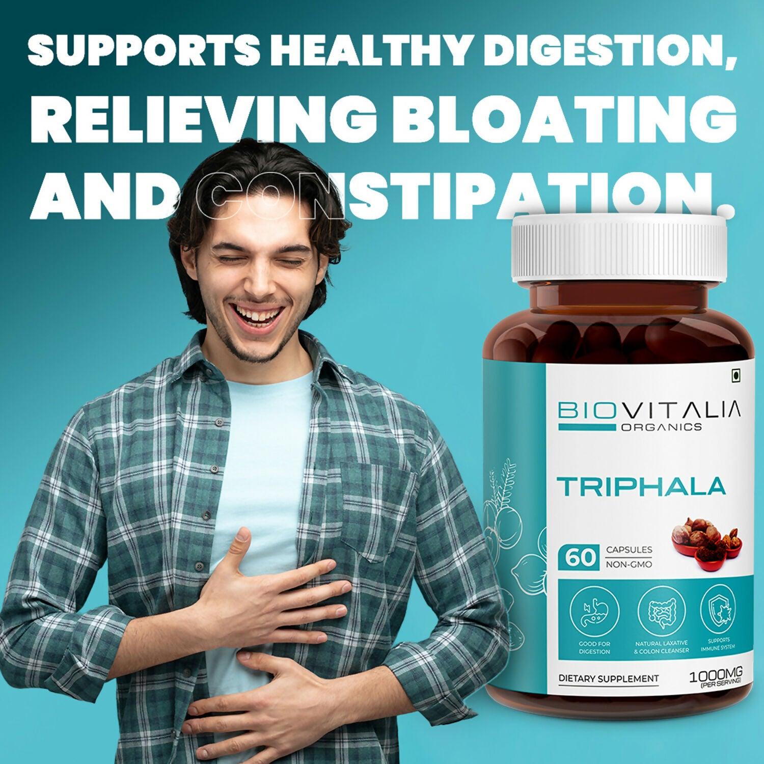 Biovitalia Organics Triphala Capsules
