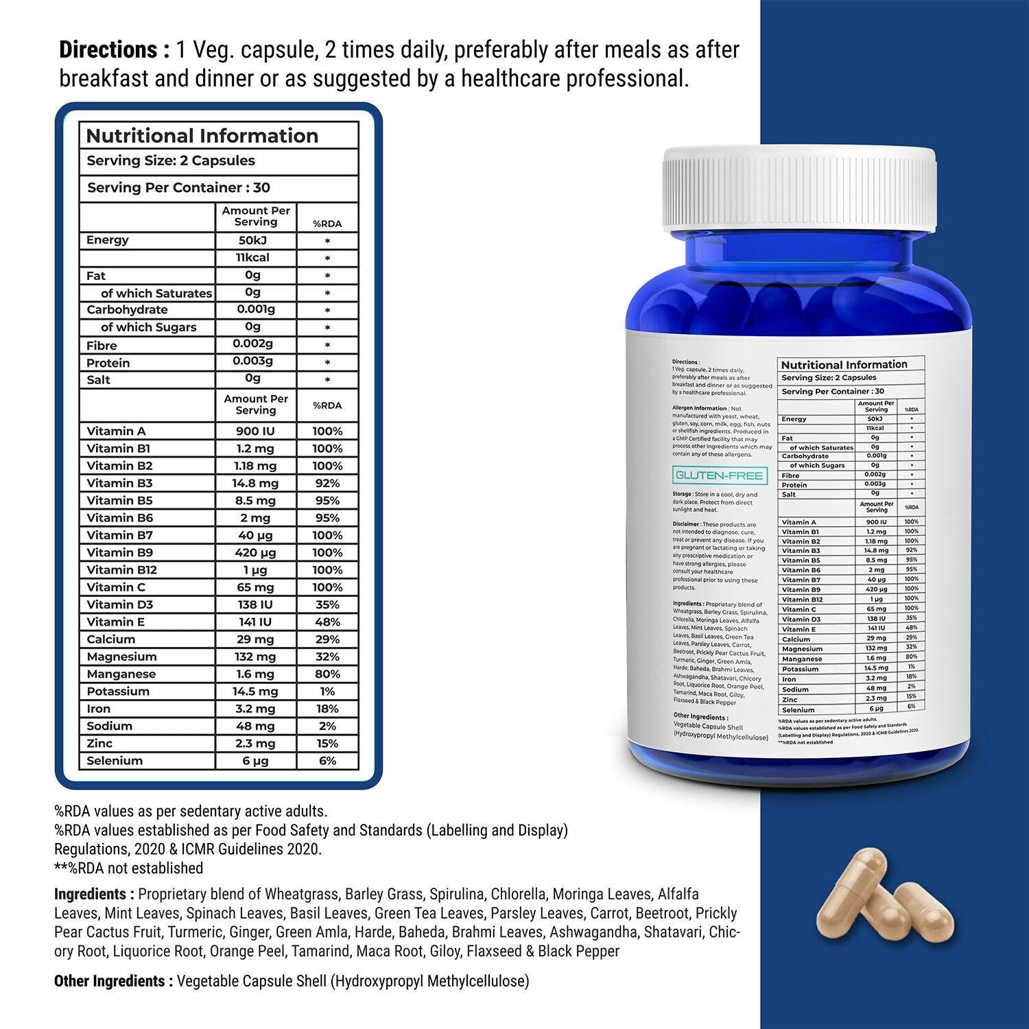 Biovitalia Organicss Multivitamin For Men Capsules