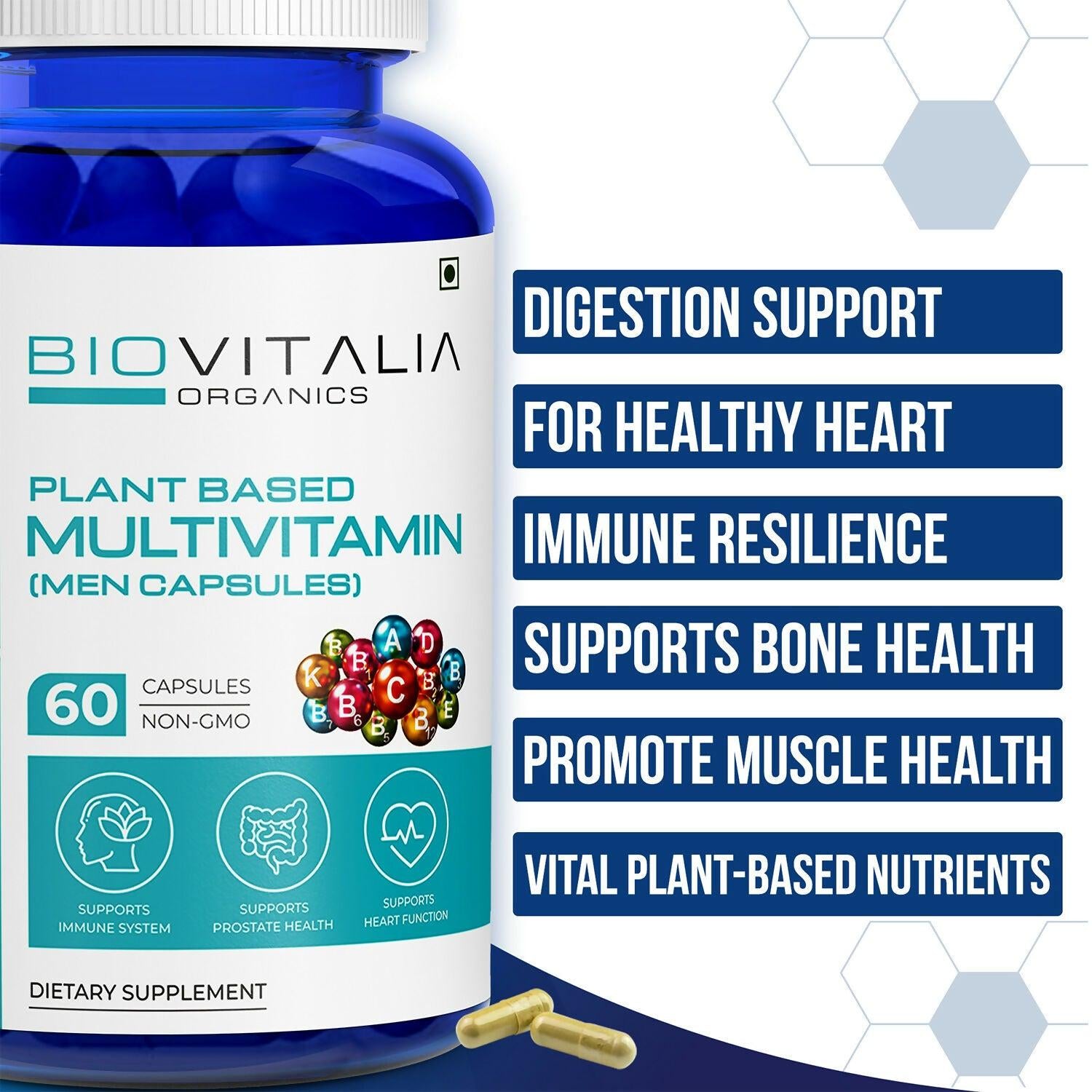 Biovitalia Organicss Multivitamin For Men Capsules