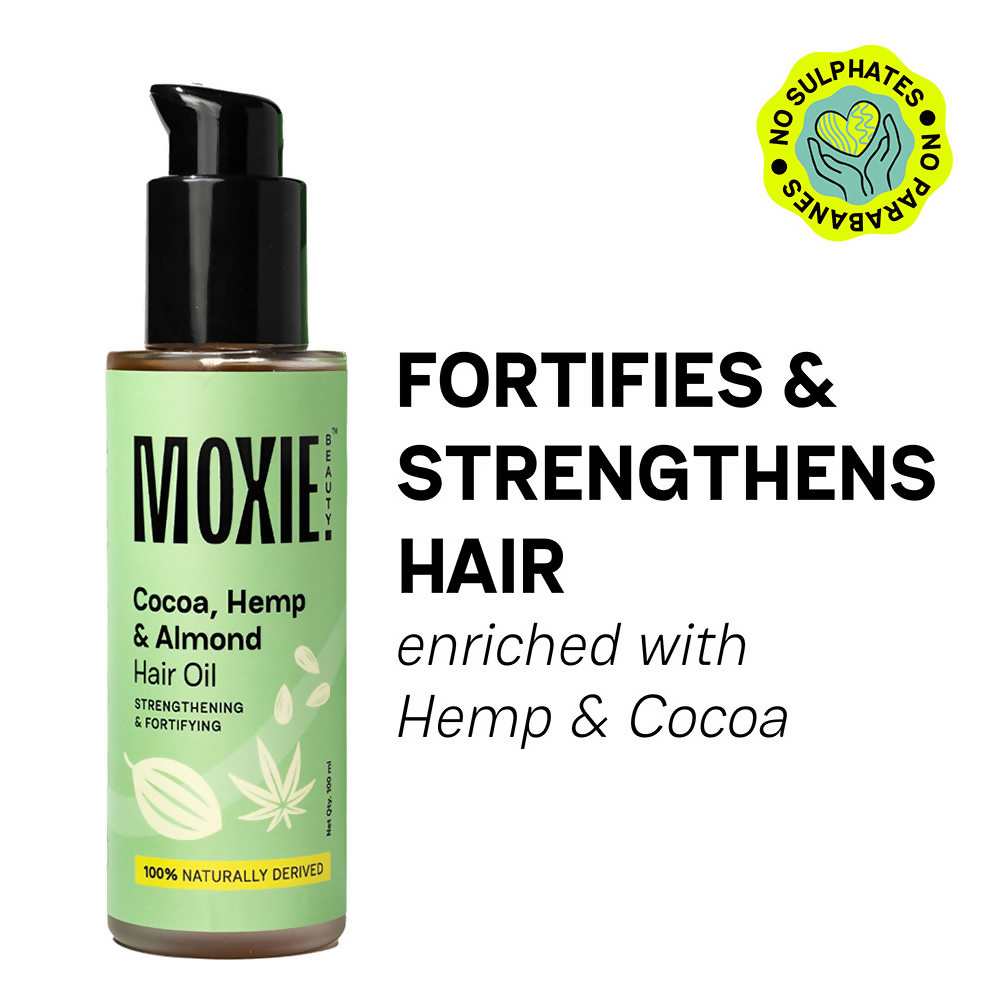 Moxie Beauty Cocoa, Hemp & Almond Hair Oil