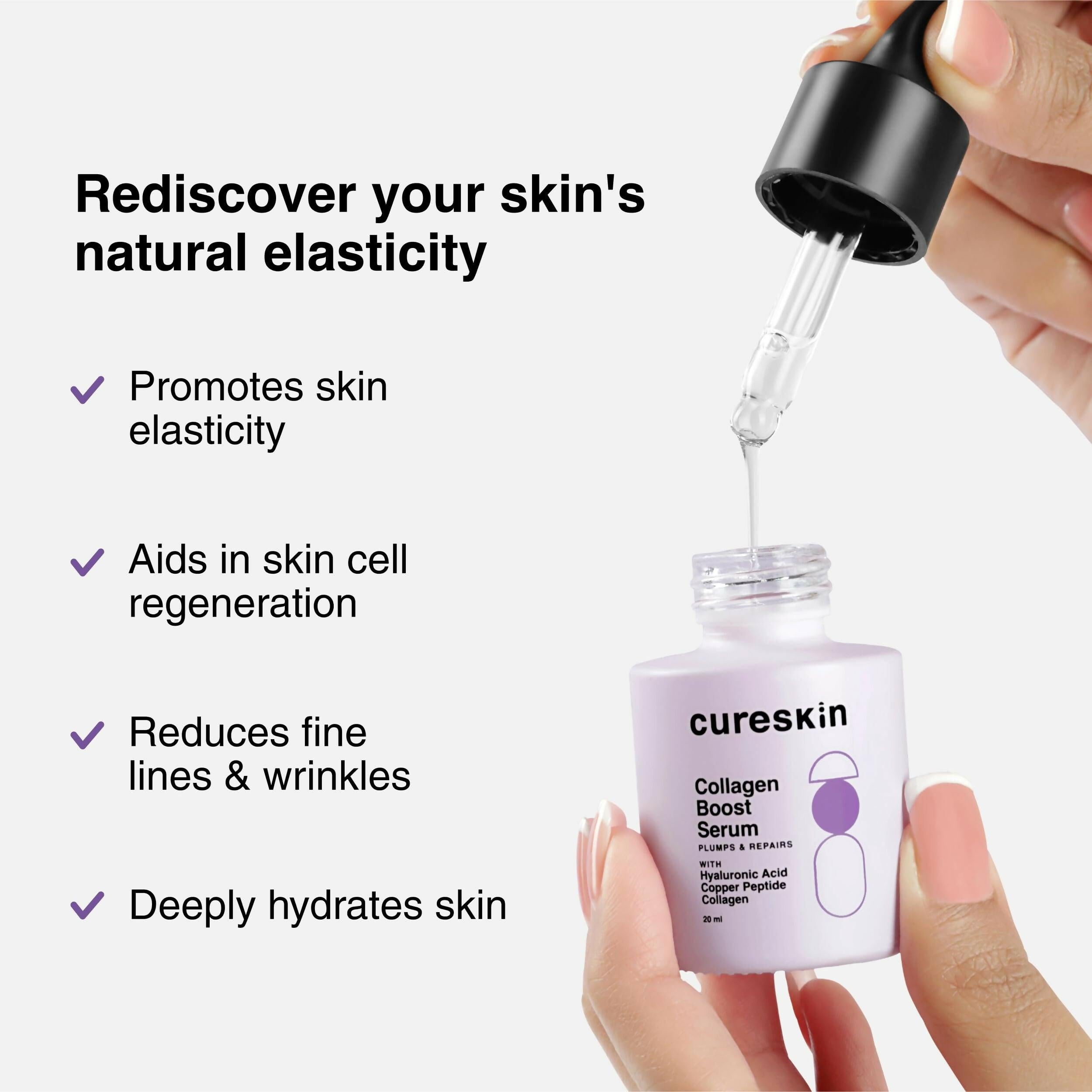 Cureskin Collagen Boost Hyaluronic Acid Serum
