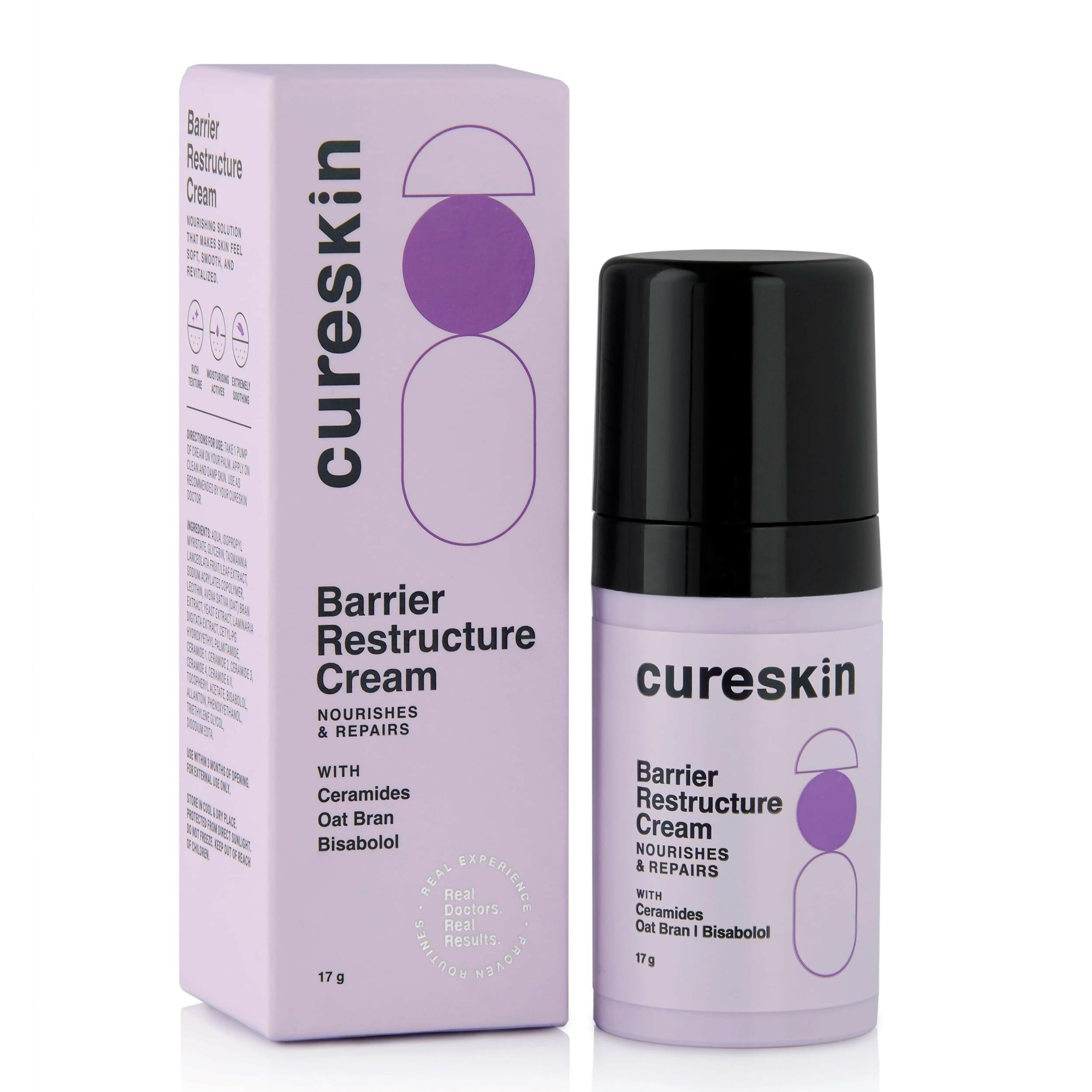 Cureskin Barrier Restructure Cream Nourishes and Repairs