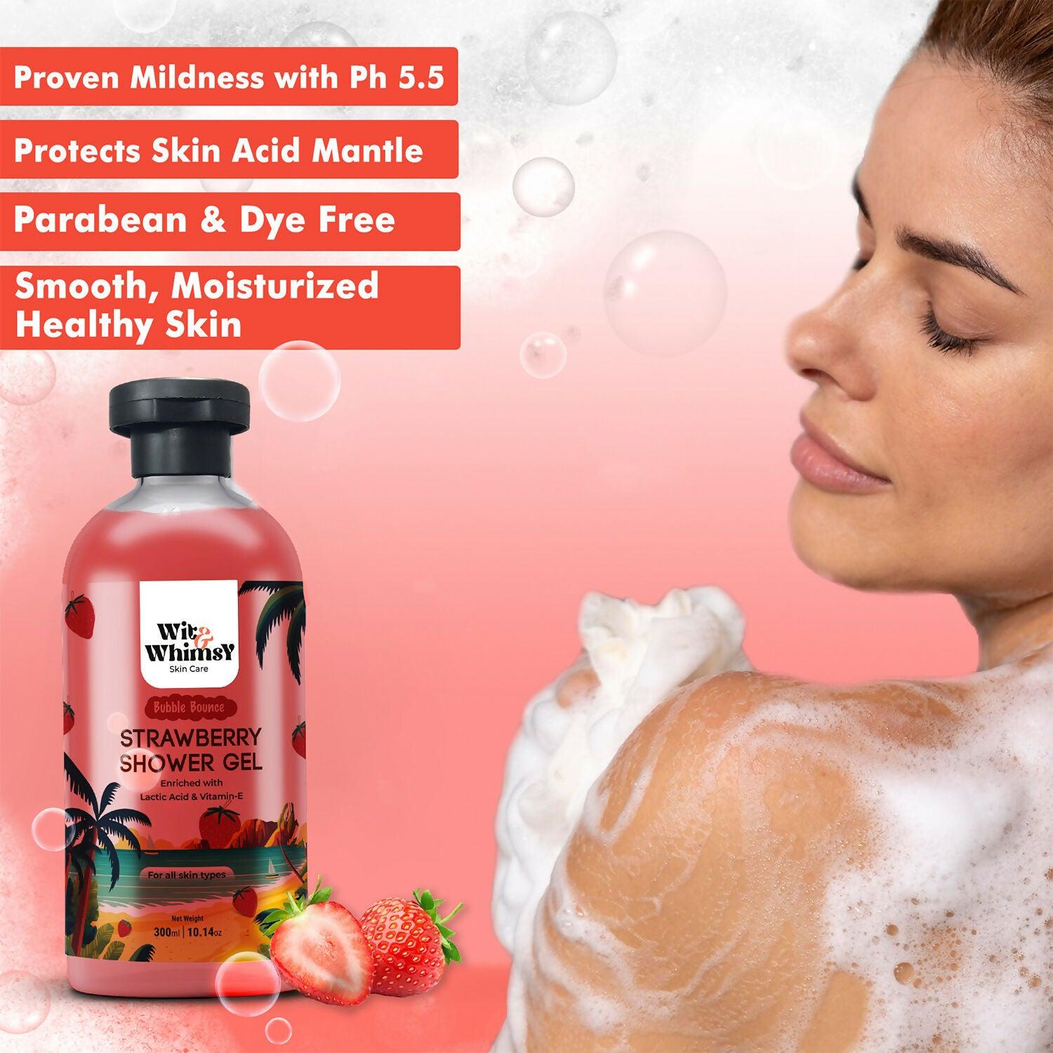 Wit and Whimsy Strawberry Shower Gel