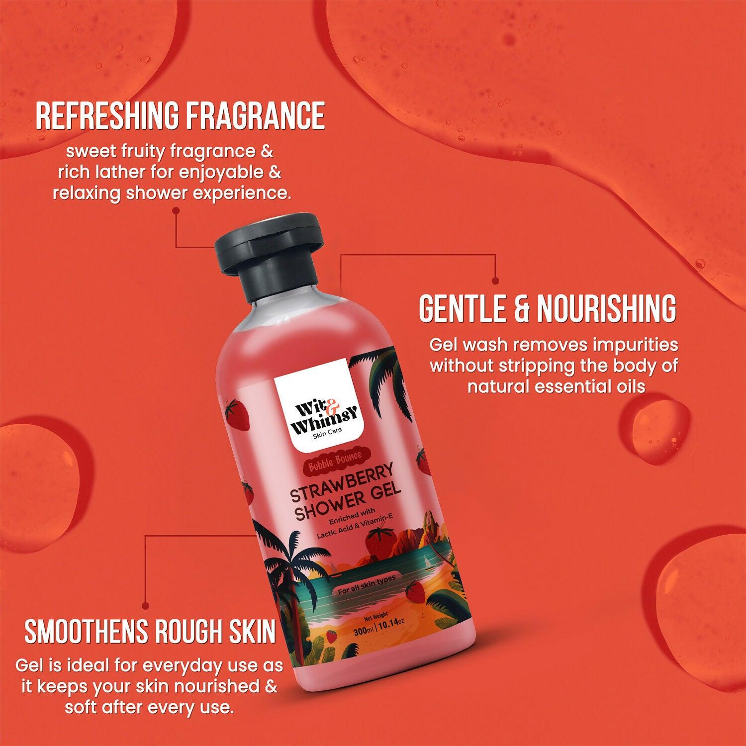 Wit and Whimsy Strawberry Shower Gel