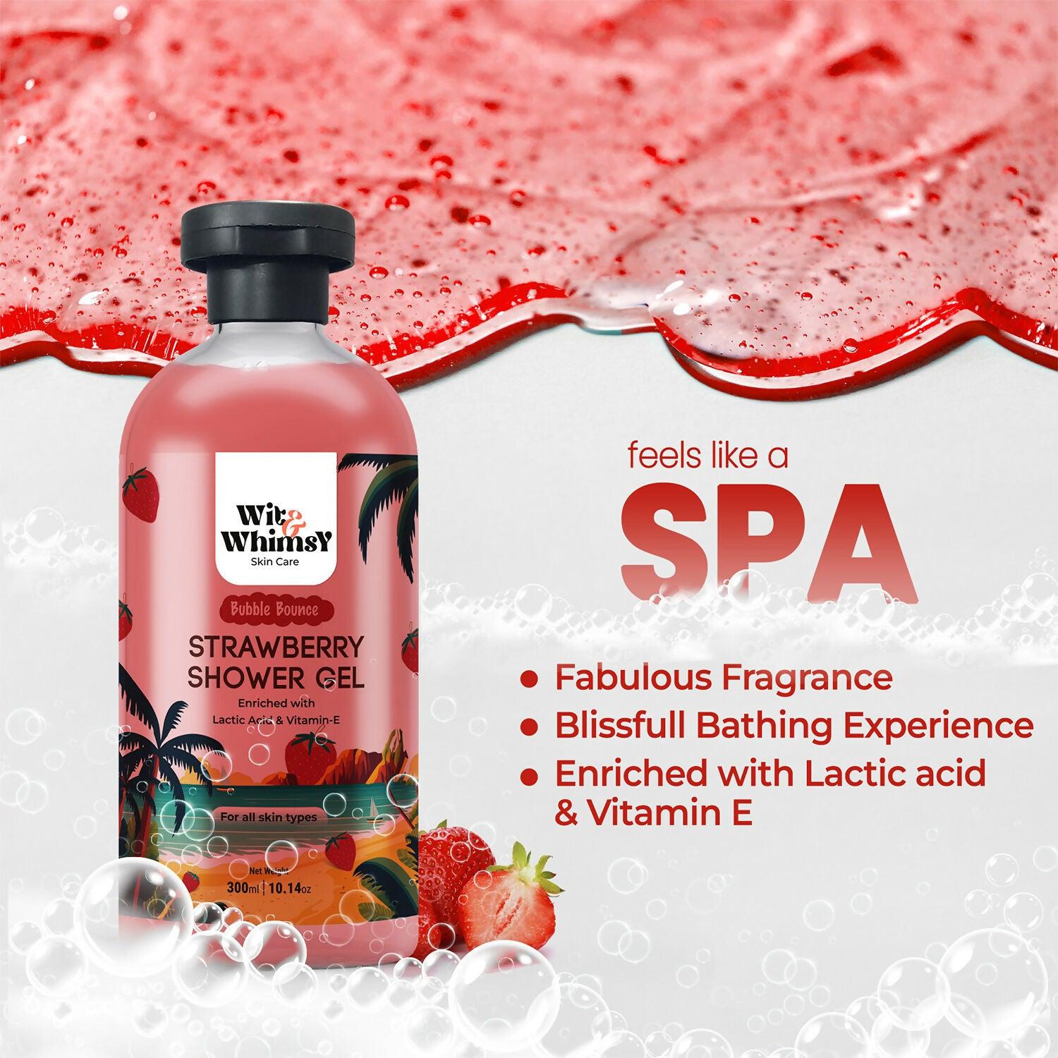 Wit and Whimsy Strawberry Shower Gel