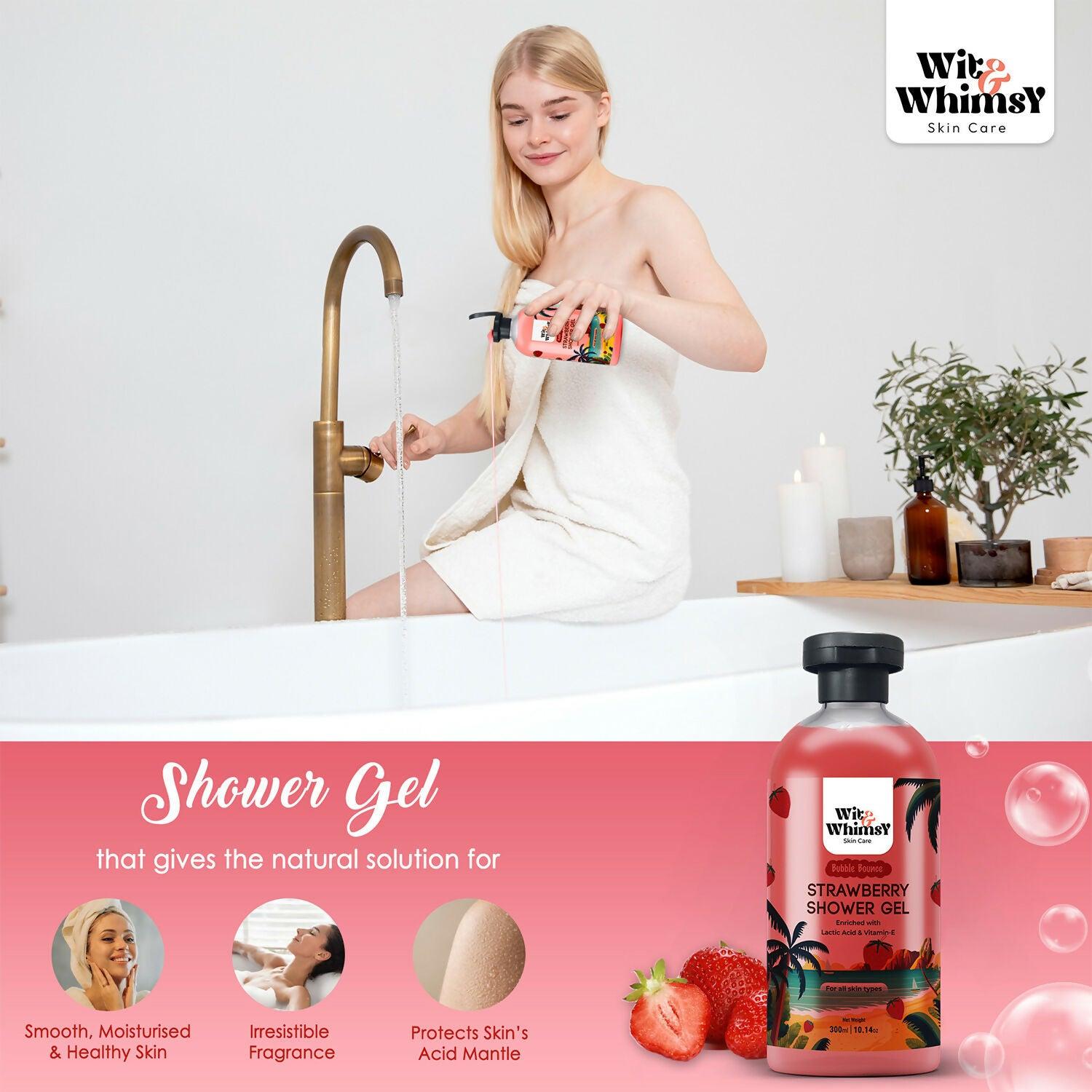 Wit and Whimsy Strawberry Shower Gel
