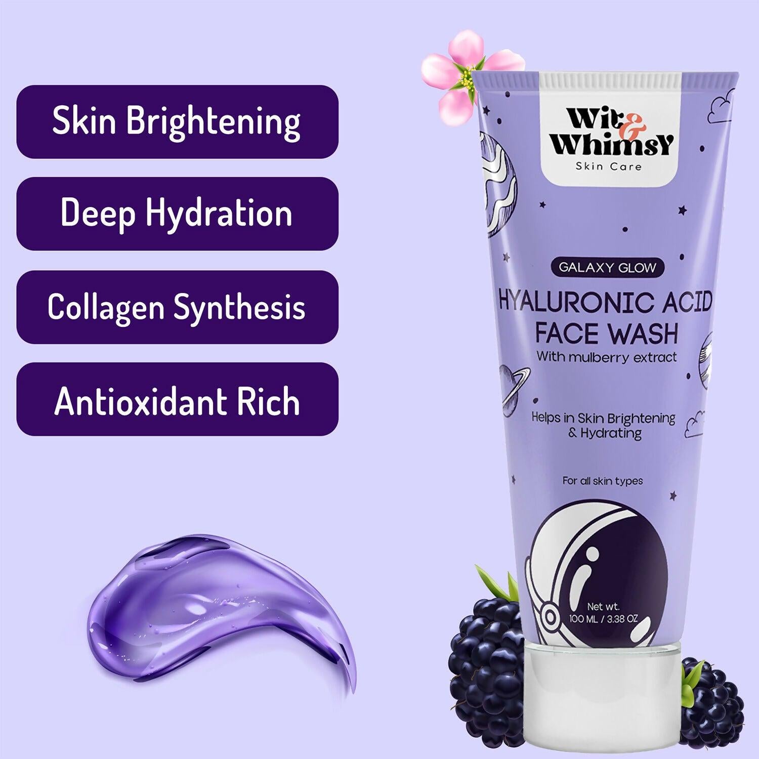 Wit and Whimsy Hyaluronic Acid Face Wash