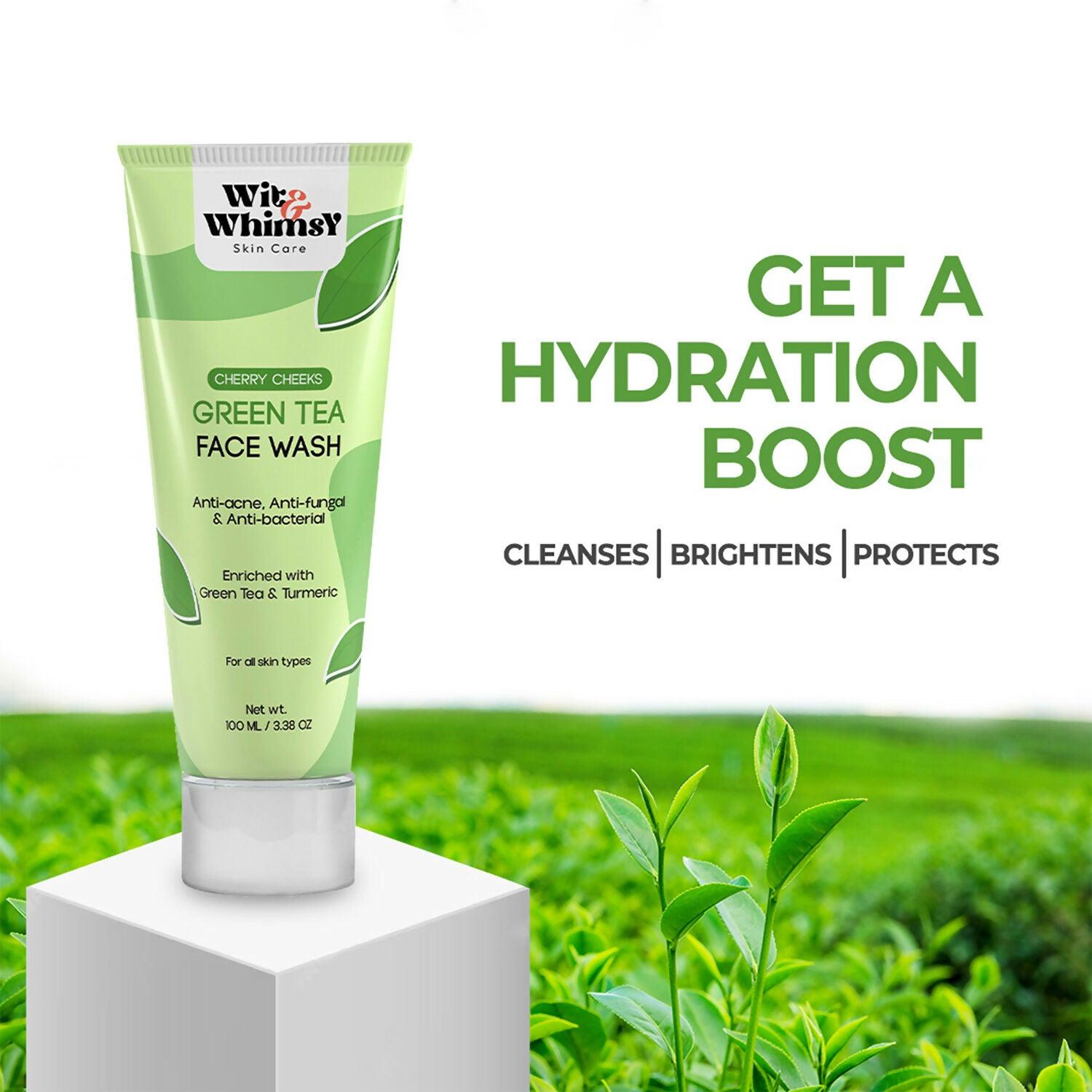 Wit and Whimsy Green Tea Anti-Acne Anti-Fungal & Anti-Bacterial Face Wash