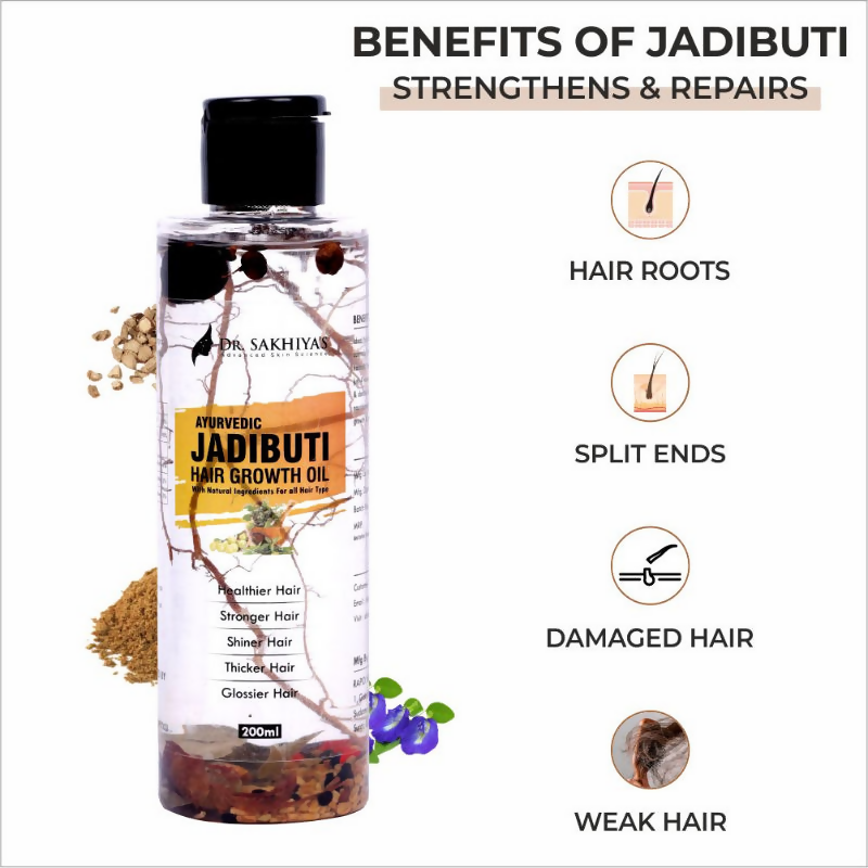 Dr.Sakhiya Ayurvedic Jadibuti Hair Growth Oil