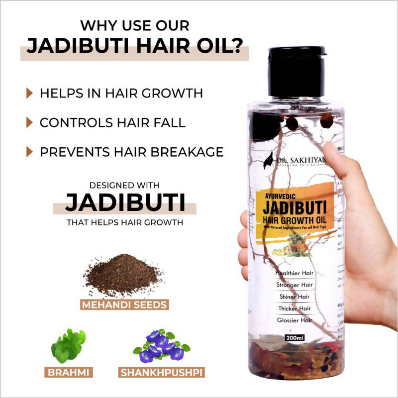 Dr.Sakhiya Ayurvedic Jadibuti Hair Growth Oil