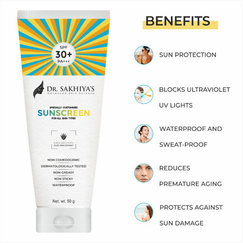 Dr.Sakhiya Specially Customised SPF 30+ PA+++ Sunscreen