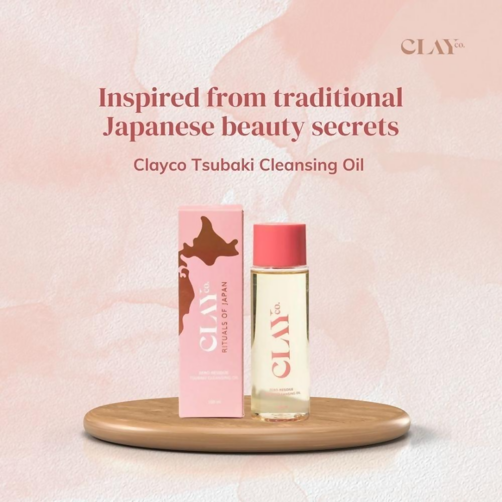 Clayco Zero-Residue Tsubaki Cleansing Oil Makeup Remover & Face Cleanser
