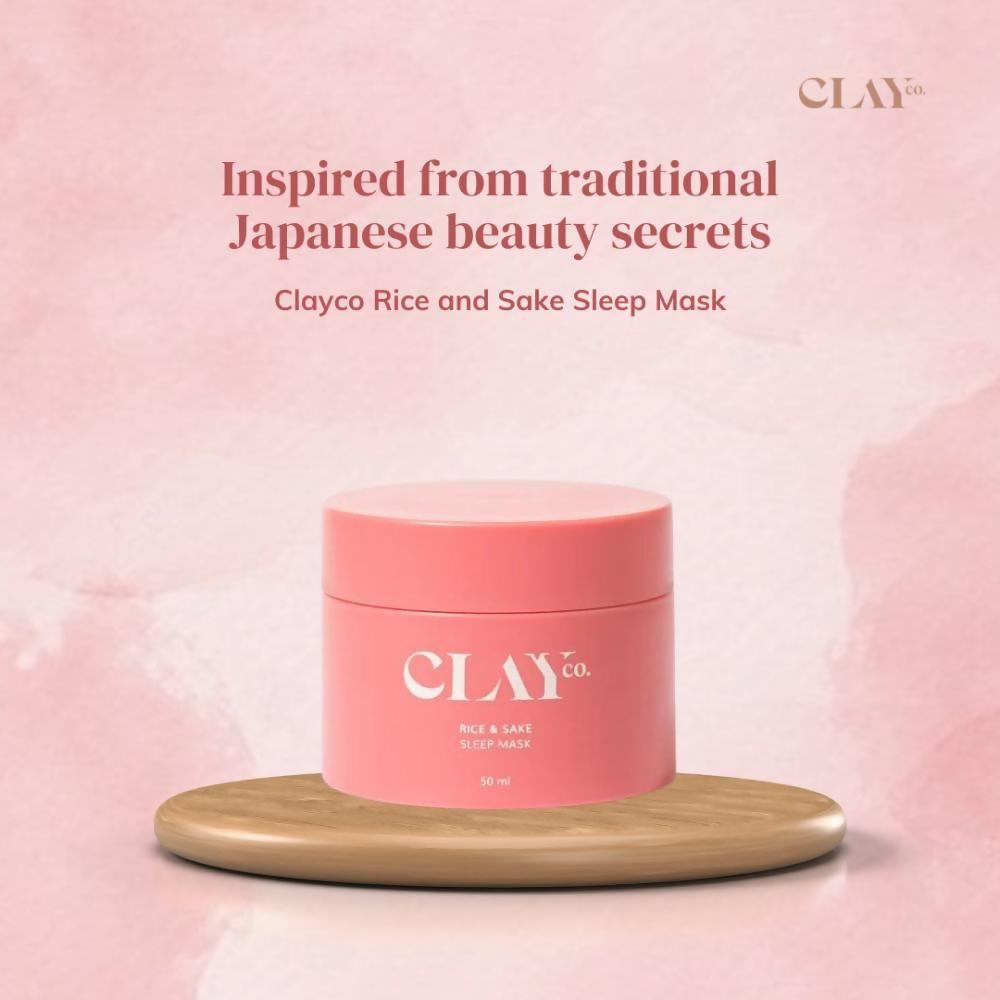 Clayco Rice & Sake Sleep mask with Vitamin C