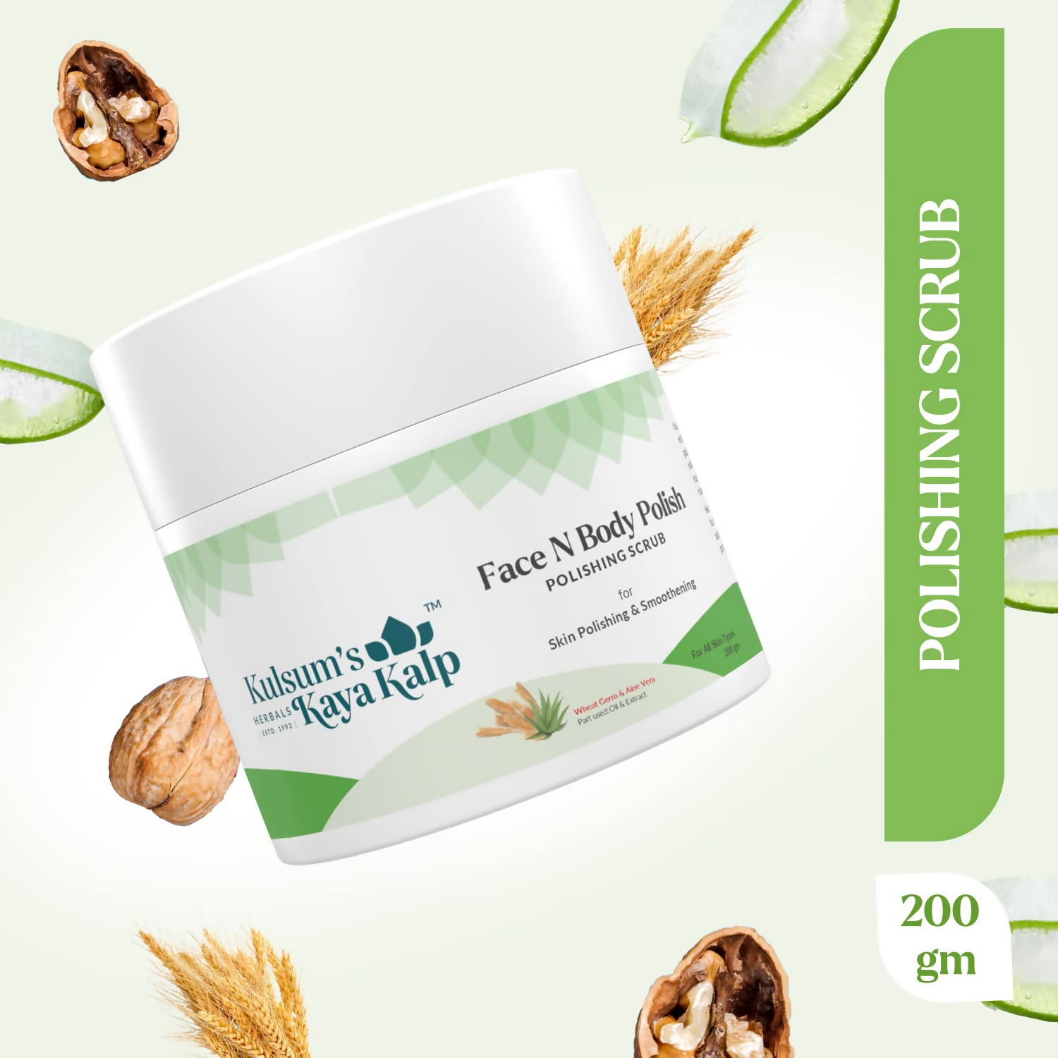 Kulsum's Kaya Kalp Face N Body Polish For Skin Polishing & Smoothening