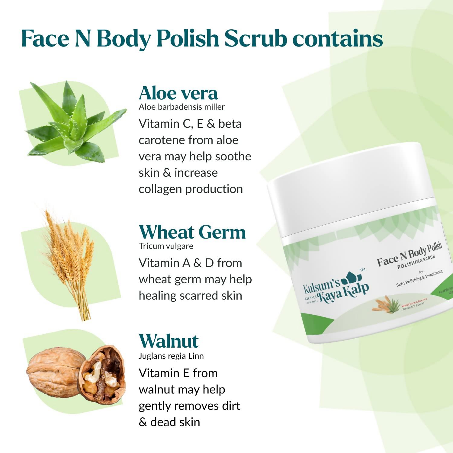 Kulsum's Kaya Kalp Face N Body Polish For Skin Polishing & Smoothening