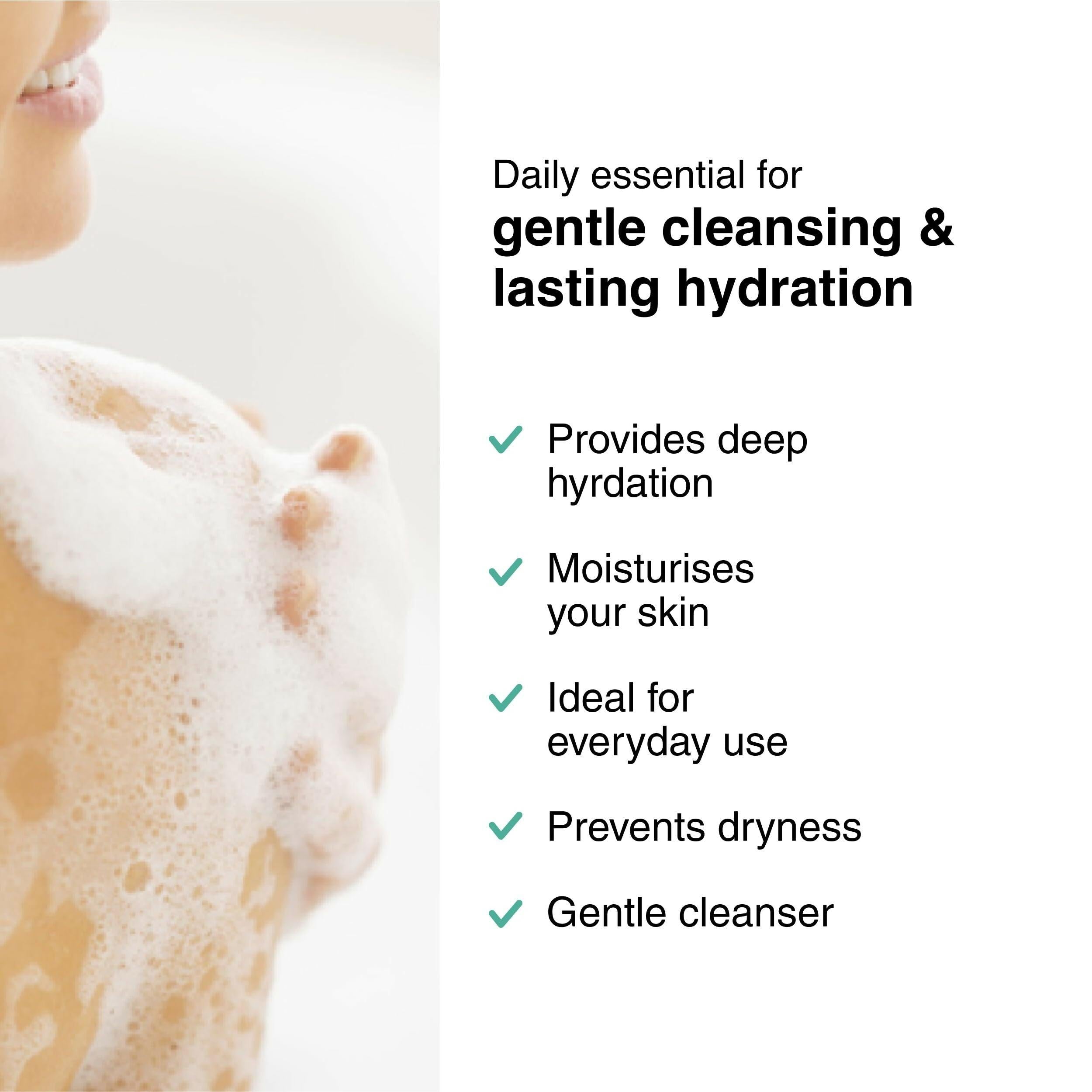 Cureskin Nourish Body Wash - Hydrates & Sooths with Hyaluronic Acid, Chamomile and Aloe