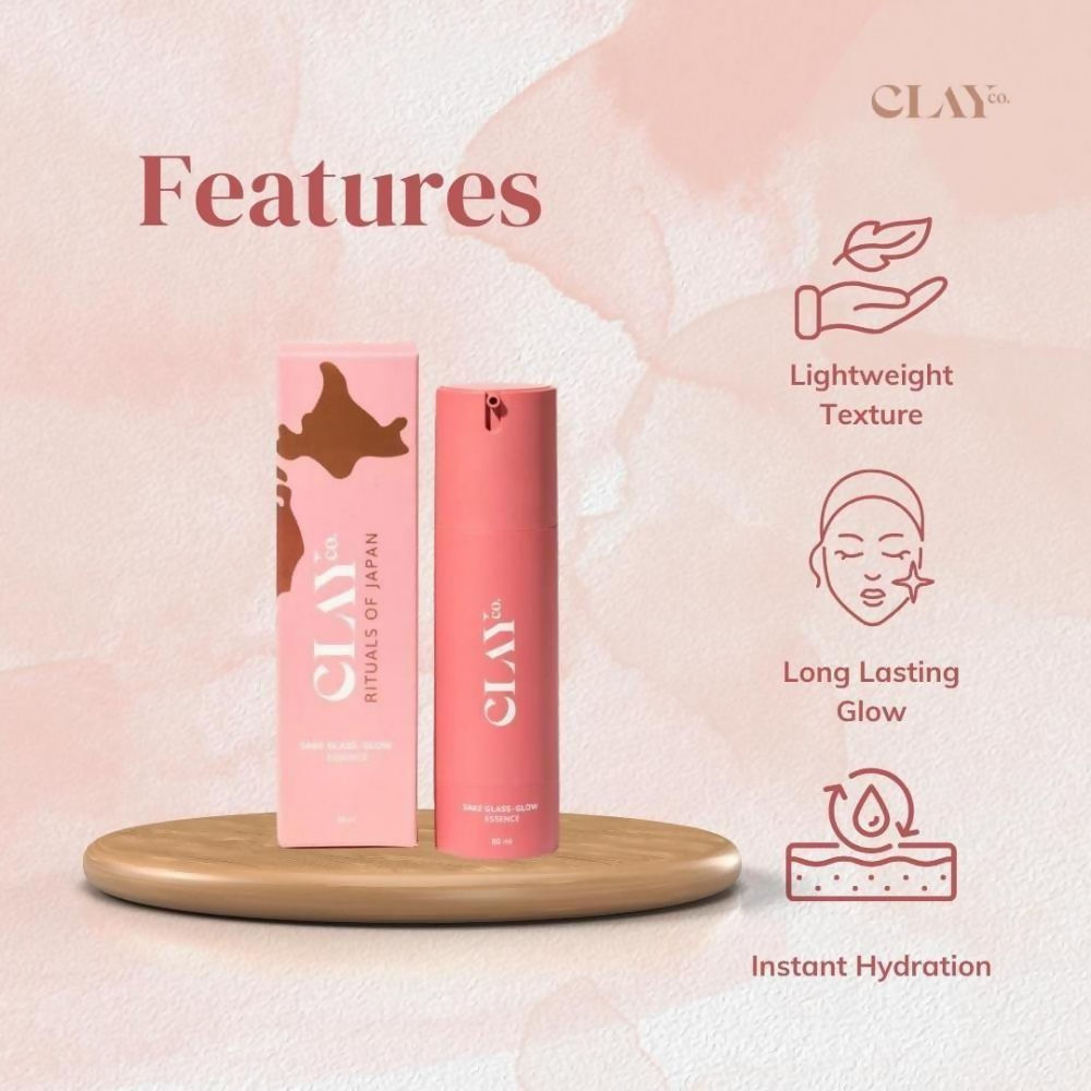 Clayco Sake Glass-Glow Essence Face Serum