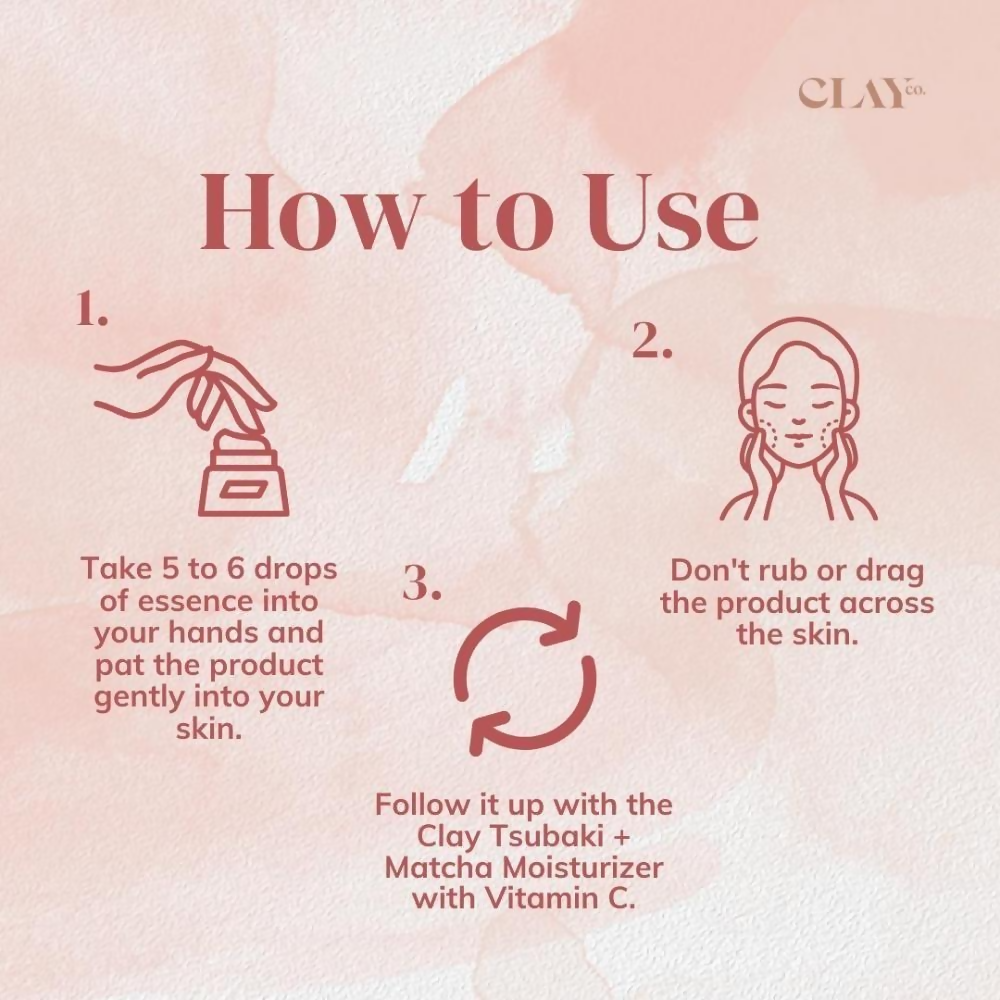 Clayco Sake Glass-Glow Essence Face Serum