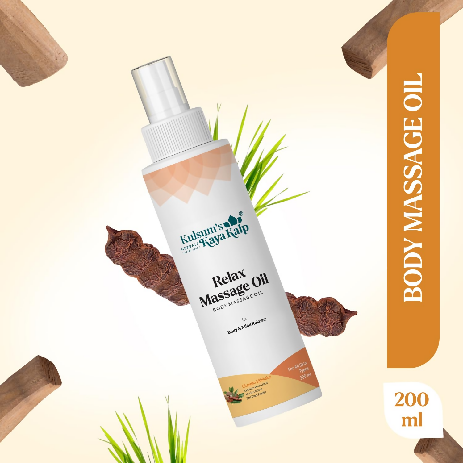 Kulsum's Kaya Kalp Relax Massage Oil For Body & Mind Relaxer