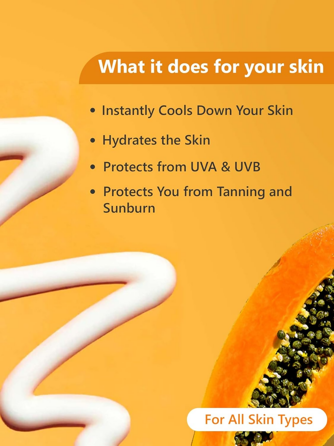 Kulsum's Kaya Kalp Sun Block SPF 50+ With Wheat Germ And Papaya For All Skin Types