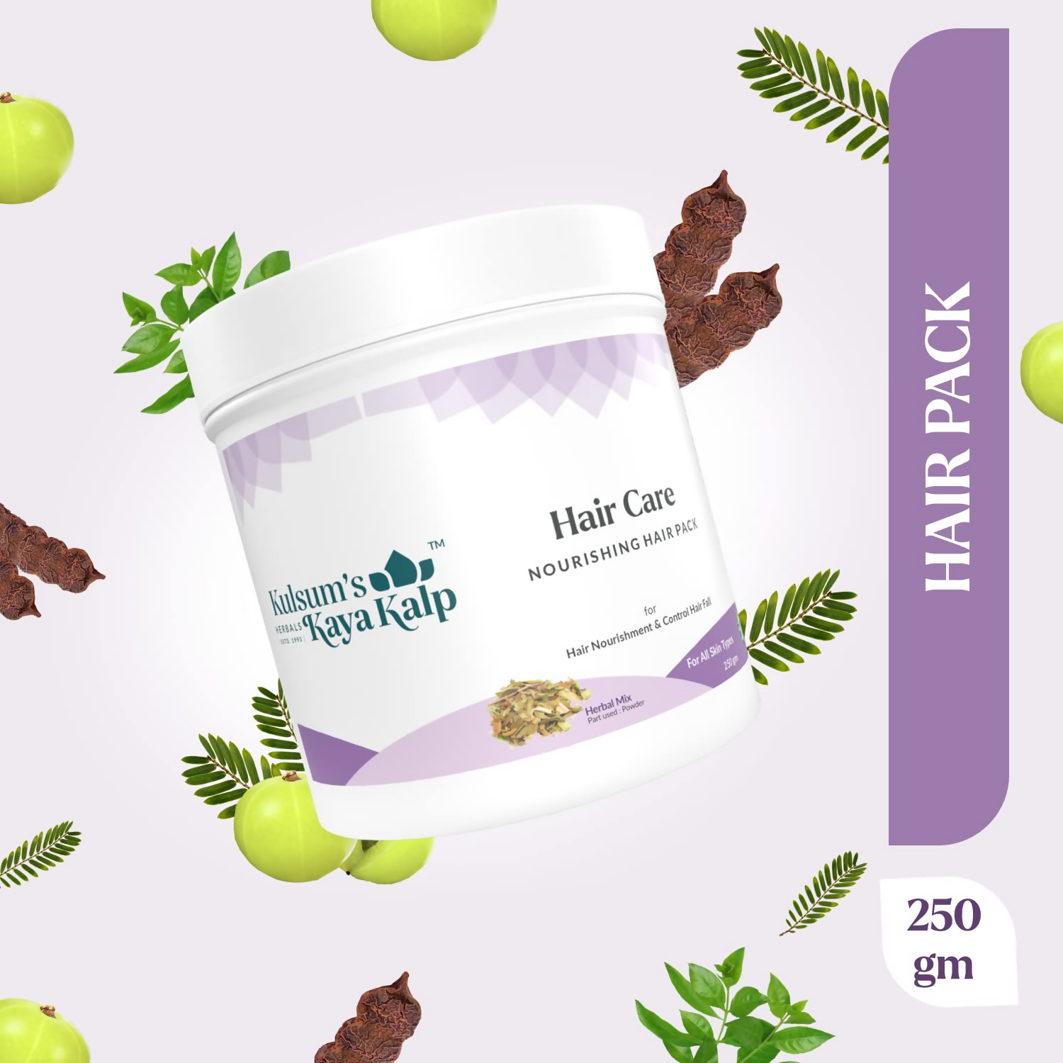 Kulsum's Kaya Kalp Hair Care Nourishing Hair Pack For Hair Nourishment & Control Hair Fall