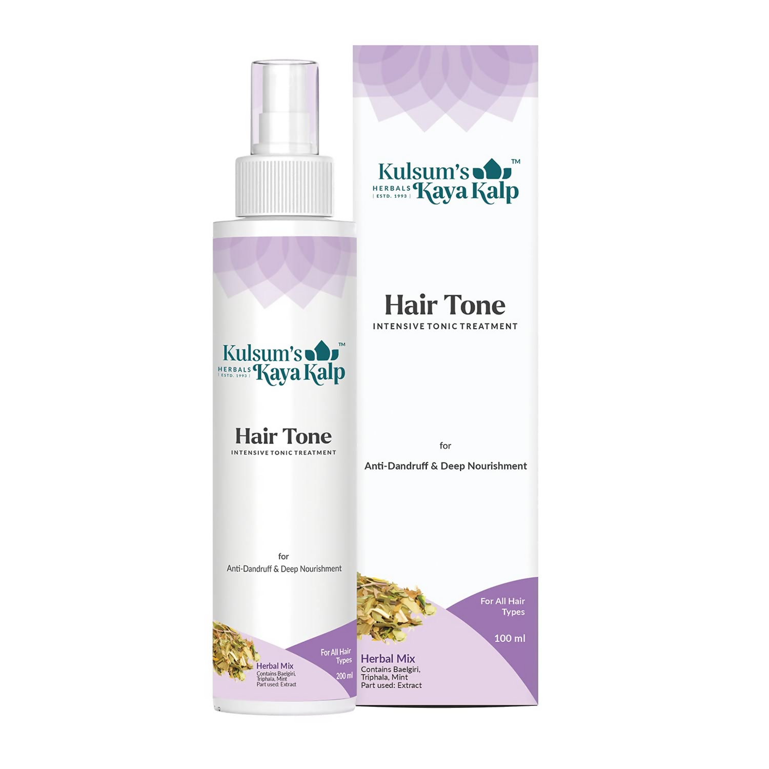 Kulsum's Kaya Kalp Hair Tone, Anti-Dandruff & Hair Fall Control, For All Hair Types